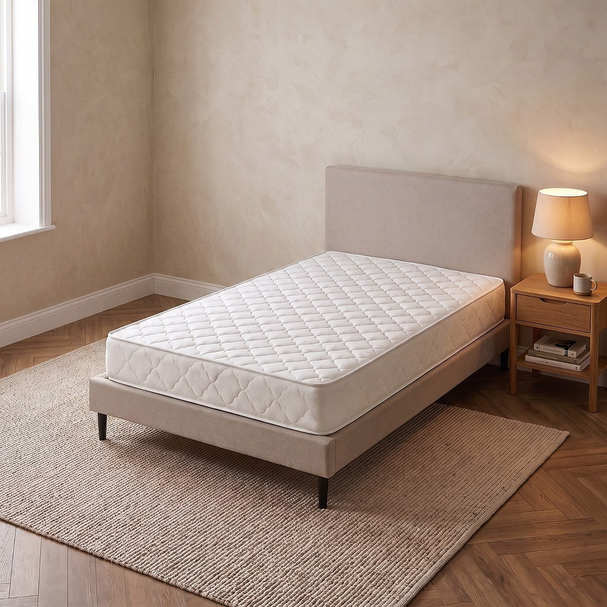 i-SleepEase-iPostureCare Firm Pocket Spring Single Mattress - 90x200x20 cm-hbxfurniture-bedroom-mattresses-single-image-1