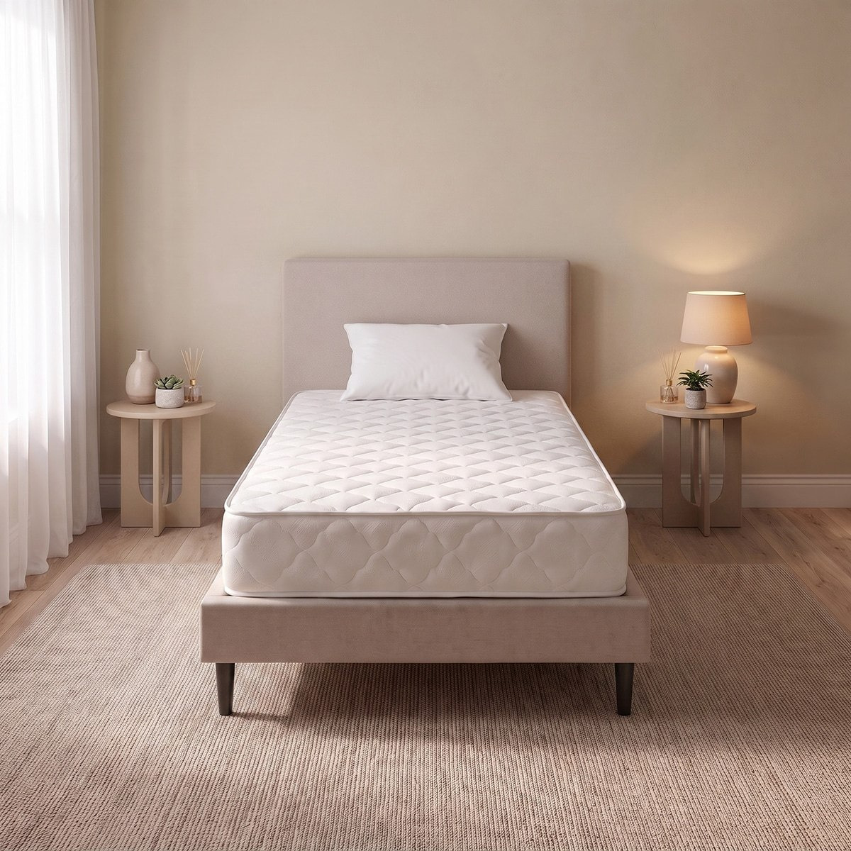 i-SleepEase-iPostureCare Firm Pocket Spring Single Mattress - 90x200x20 cm-hbxfurniture-bedroom-mattresses-single-image-5