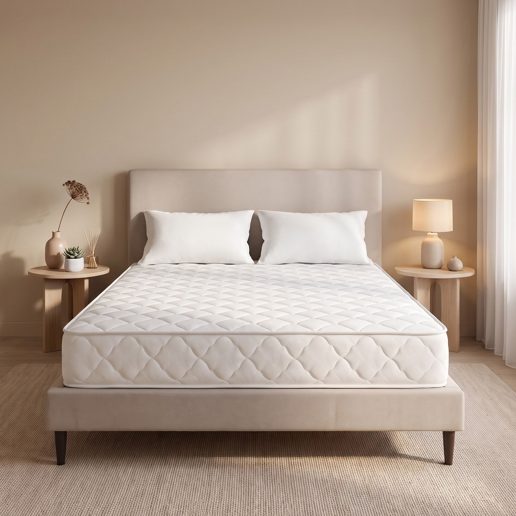 مرتبة كوين صلبة بنوابض جيبية من آي سليب إيز ـ آي بوستشر كير - 140×200×20 سم-hbxbedroom-mattresses-queen-image-7