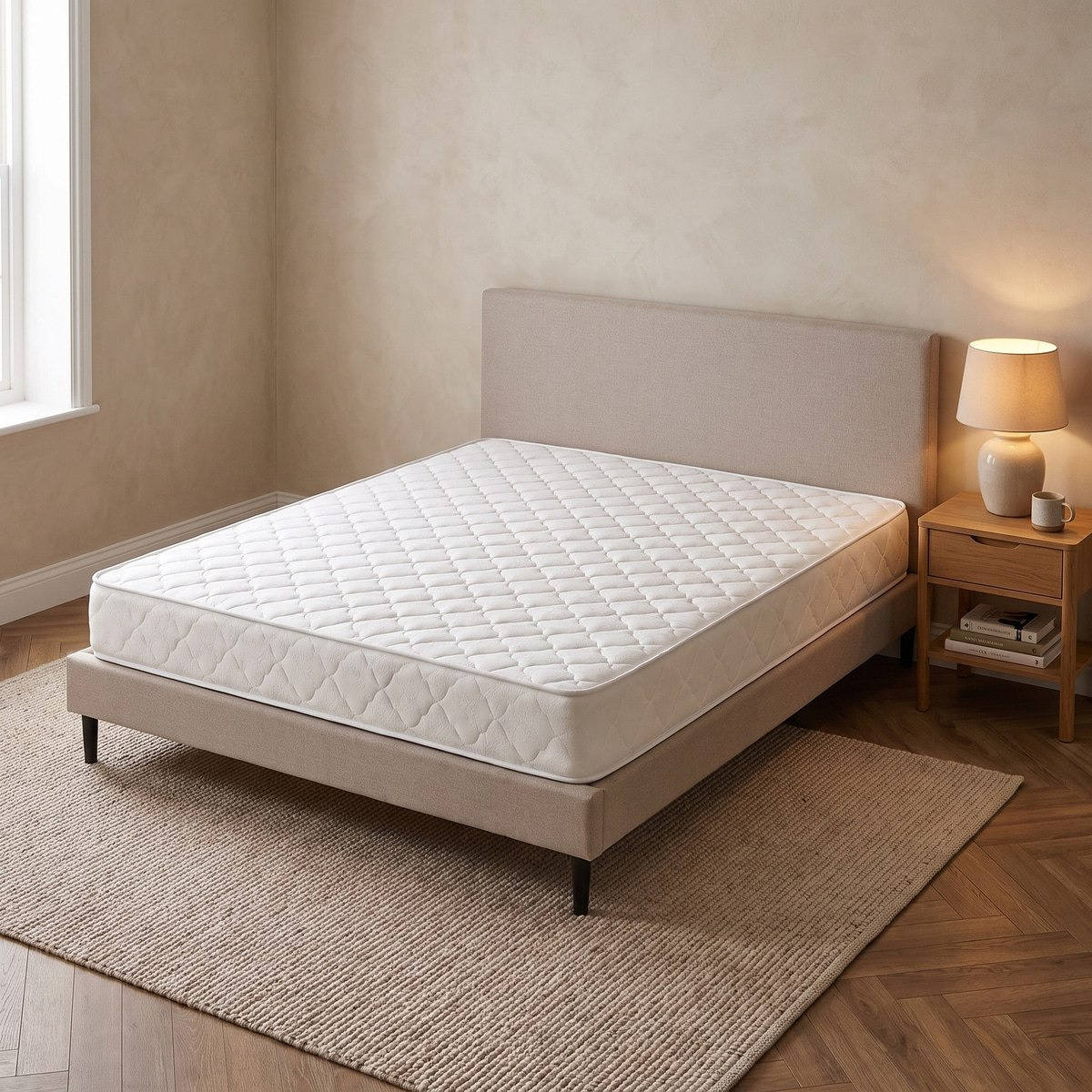 iSleepEase iPostureCare Firm Pocket Spring Queen Mattress - 160x200x20 cm-hbxbedroom-mattresses-queen-image-3