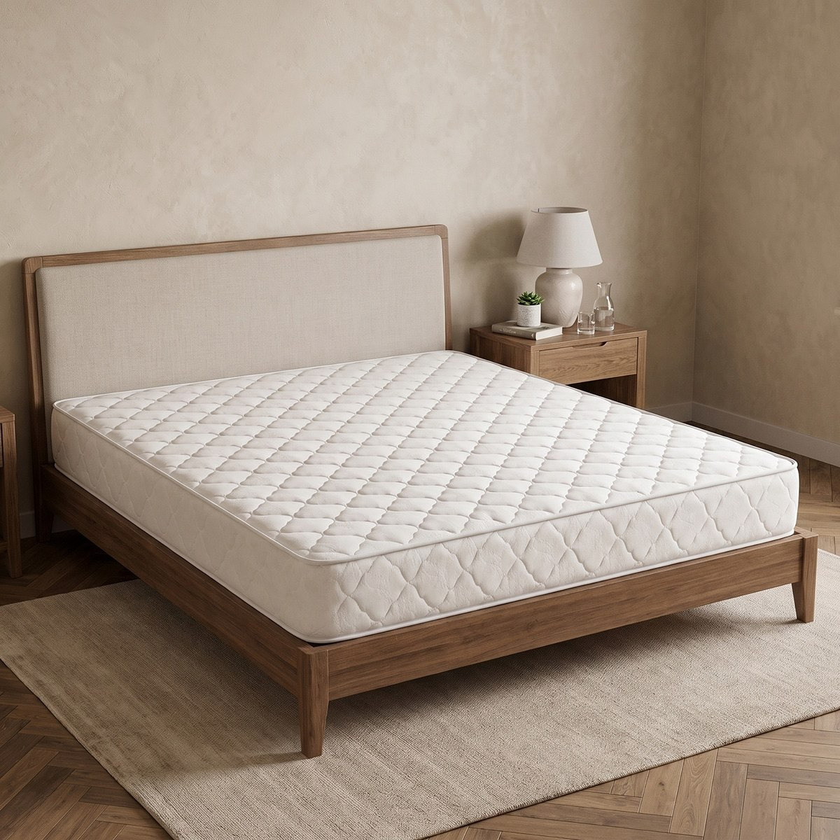 iSleepEase iPostureCare Firm Pocket Spring Super King Mattress - 200x200x20 cm-hbxfurniture-mattresses-superking-image-1