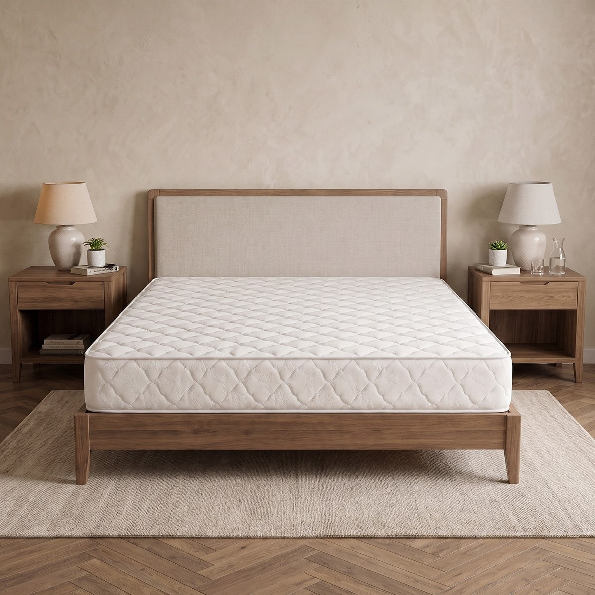 iSleepEase iPostureCare Firm Pocket Spring Super King Mattress - 200x200x20 cm-hbxfurniture-mattresses-superking-image-2