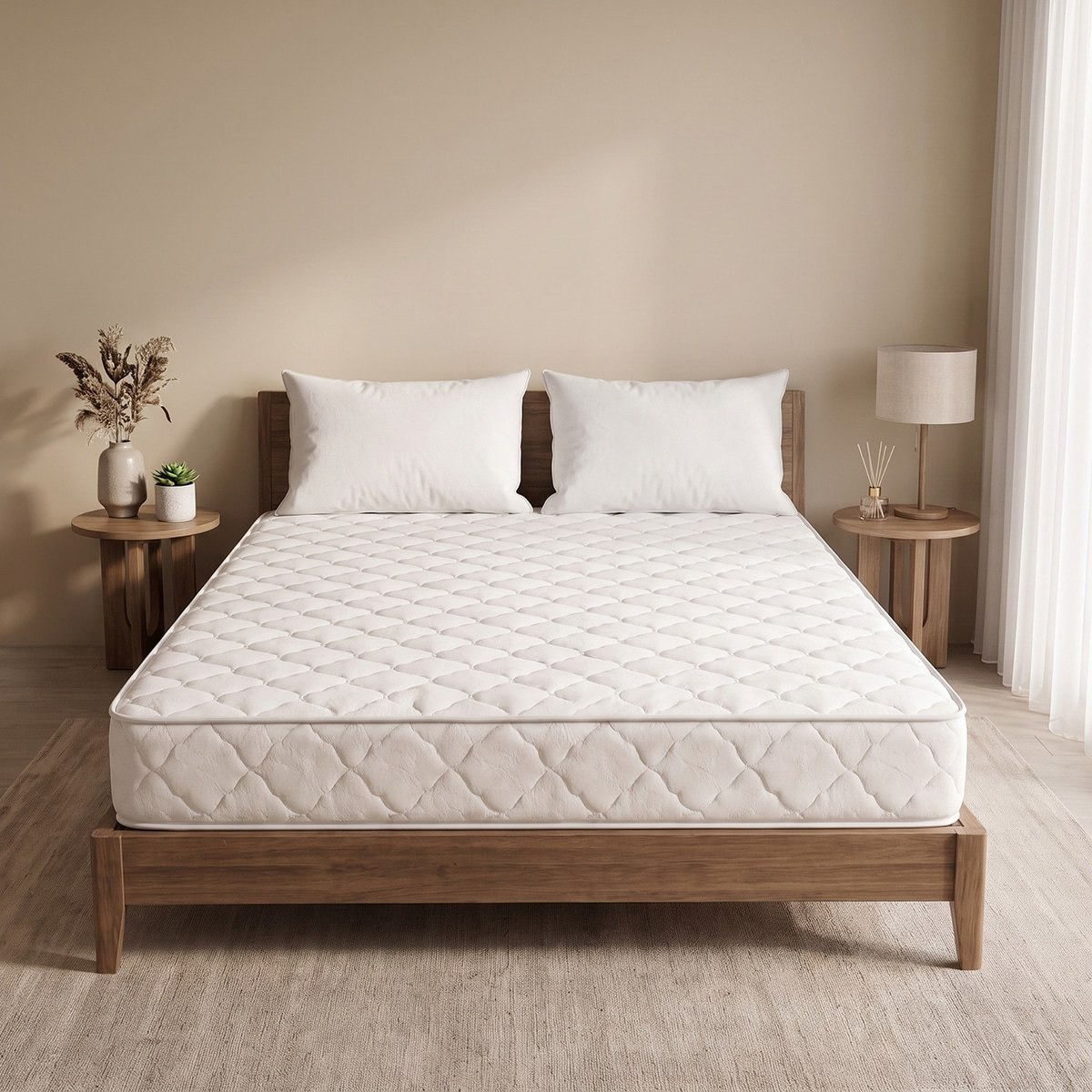 iSleepEase iPostureCare Firm Pocket Spring Super King Mattress - 200x200x20 cm-hbxfurniture-mattresses-superking-image-5