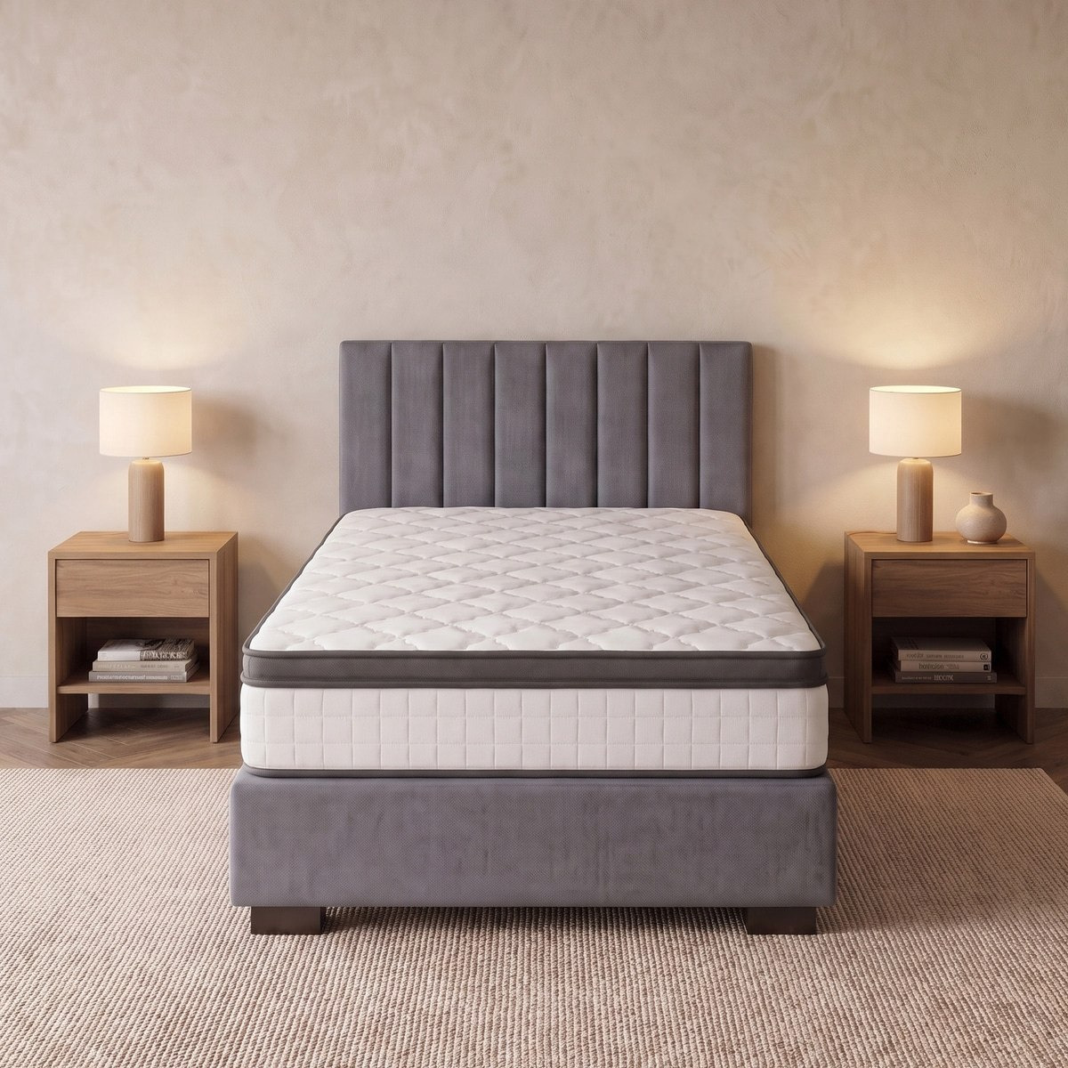 iSleepEase-iRestora Firm Pocket Spring Single Mattress - 90x200x25 cm-hbxfurniture-bedroom-mattresses-single-image-2