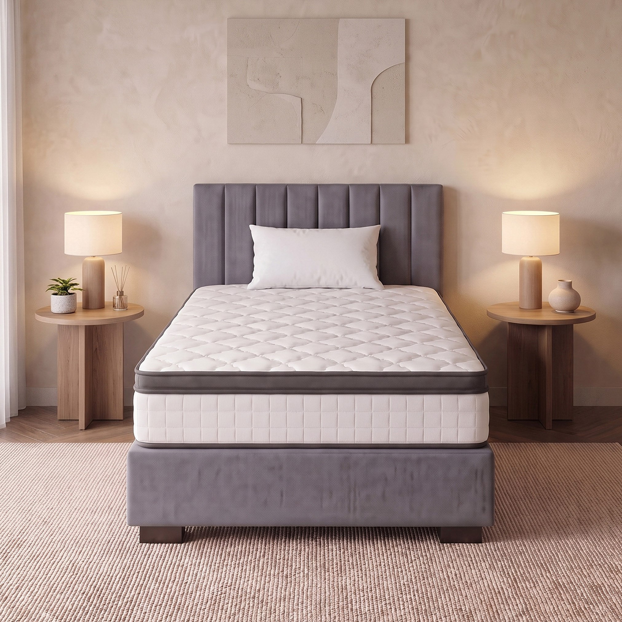 مرتبة مفرد بنوابض جيبية صلبة آي ريستورا من آي سليب إيز - 90×200×25 سم-hbxfurniture-bedroom-mattresses-single-image-6