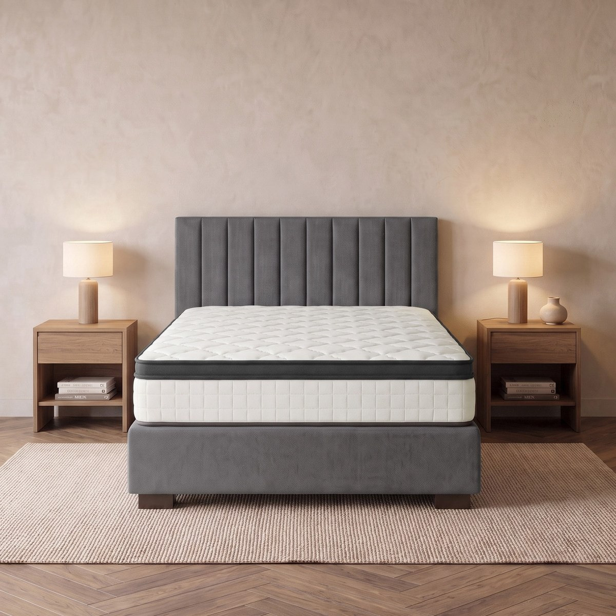 i-SleepEase-iRestora Firm Pocket Spring Twin Mattress - 120x200x25 cm-hbxfurniture-mattresses-twin-image-2