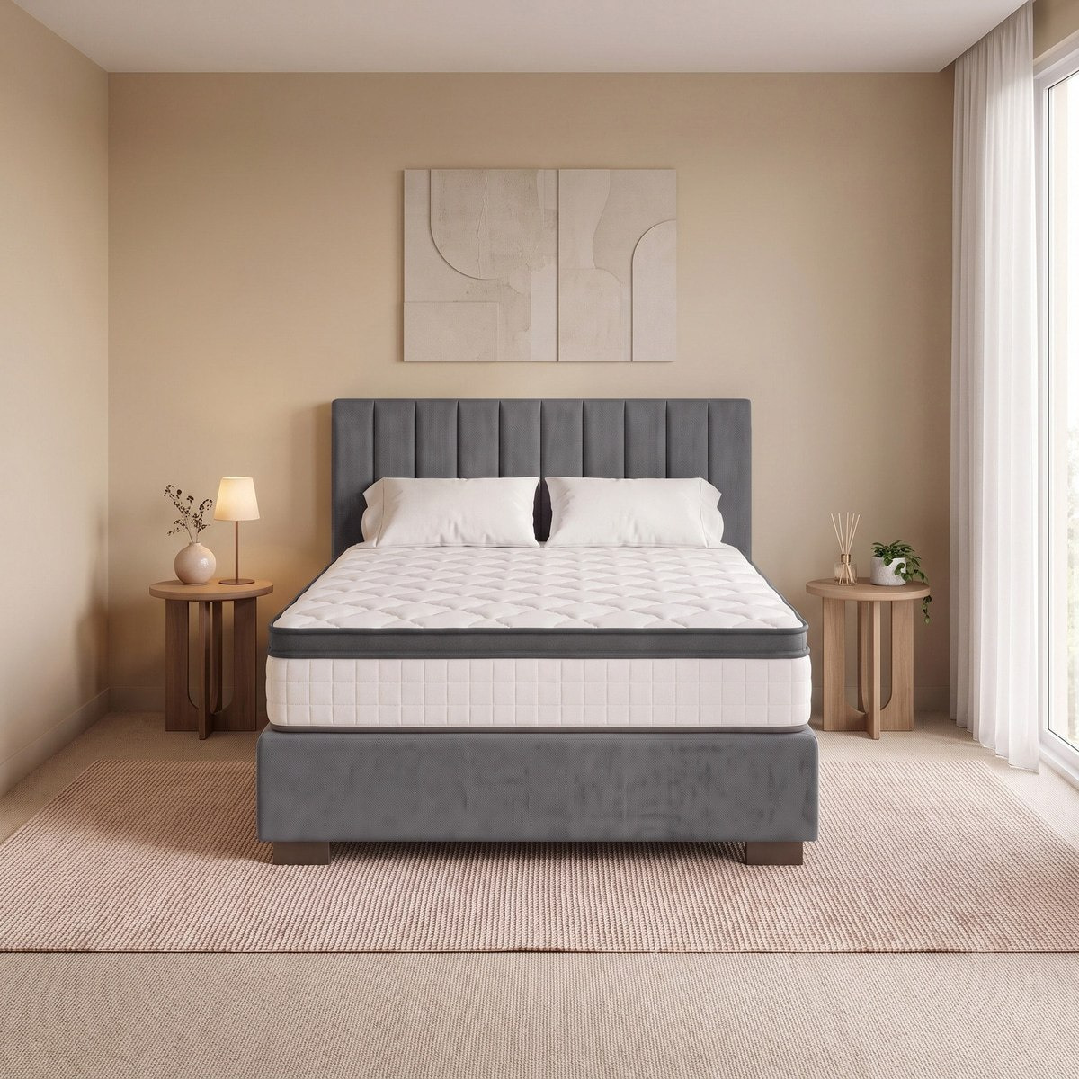 i-SleepEase-iRestora Firm Pocket Spring Twin Mattress - 120x200x25 cm-hbxfurniture-mattresses-twin-image-5