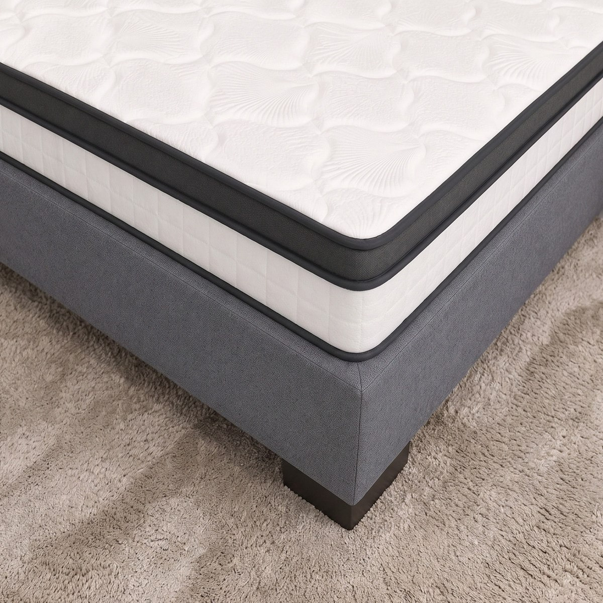 iSleepEase-iRestora Firm Pocket Spring Queen Mattress - 140x200x25 cm-hbxbedroom-mattresses-queen-image-1