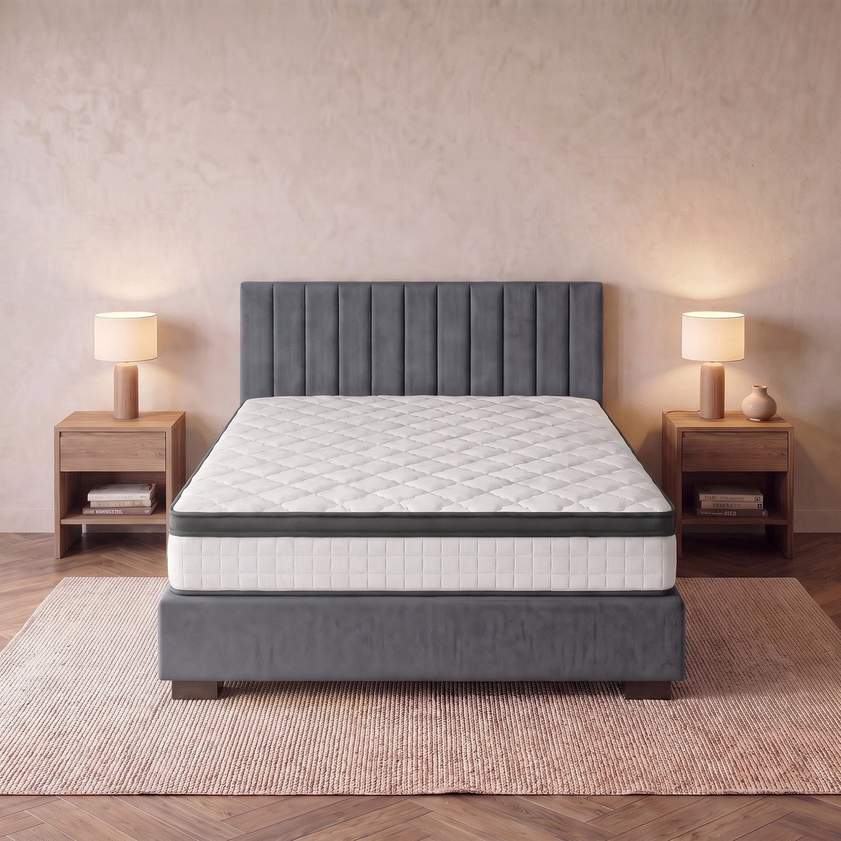 iSleepEase-iRestora Firm Pocket Spring Queen Mattress - 140x200x25 cm-hbxbedroom-mattresses-queen-image-2