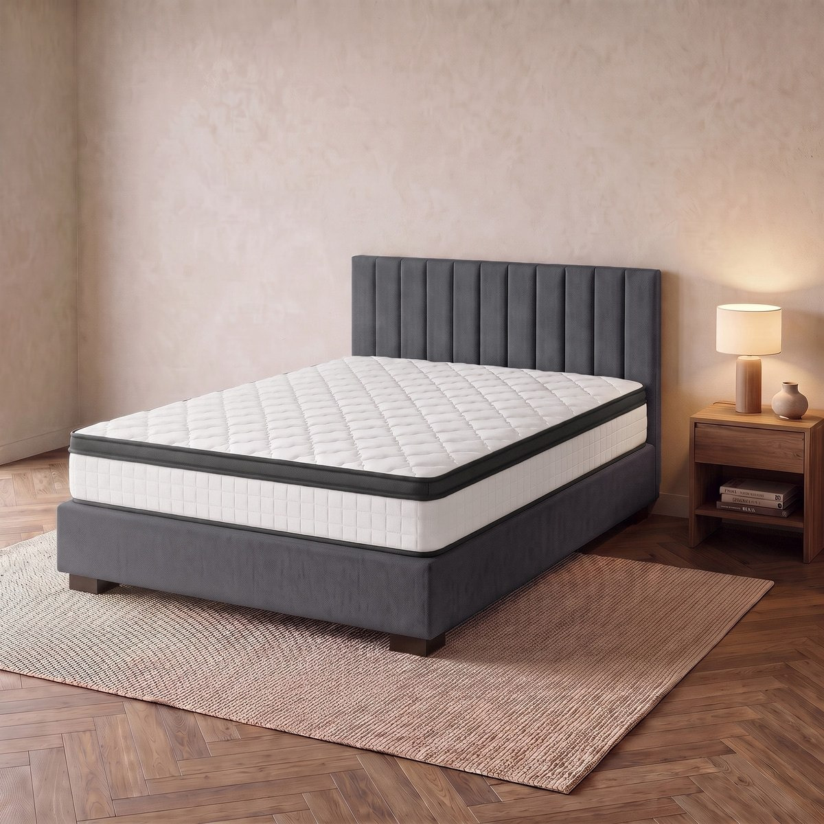 iSleepEase-iRestora Firm Pocket Spring Queen Mattress - 140x200x25 cm-hbxbedroom-mattresses-queen-image-3