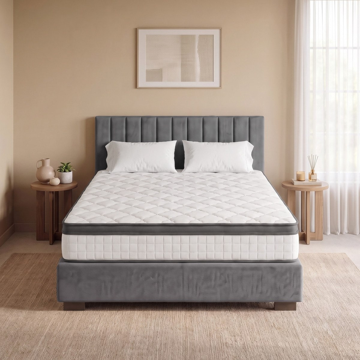 iSleepEase-iRestora Firm Pocket Spring Queen Mattress - 140x200x25 cm-hbxbedroom-mattresses-queen-image-5