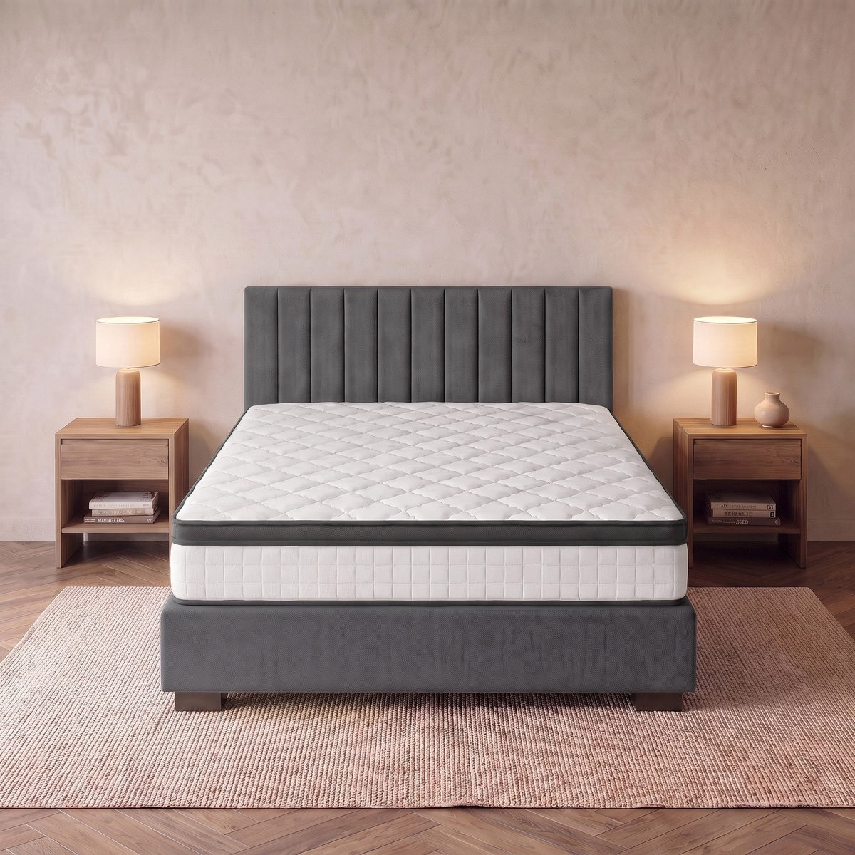 iSleepEase iRestora Firm Pocket Spring Queen Mattress - 150x200x25 cm-hbxbedroom-mattresses-queen-image-2