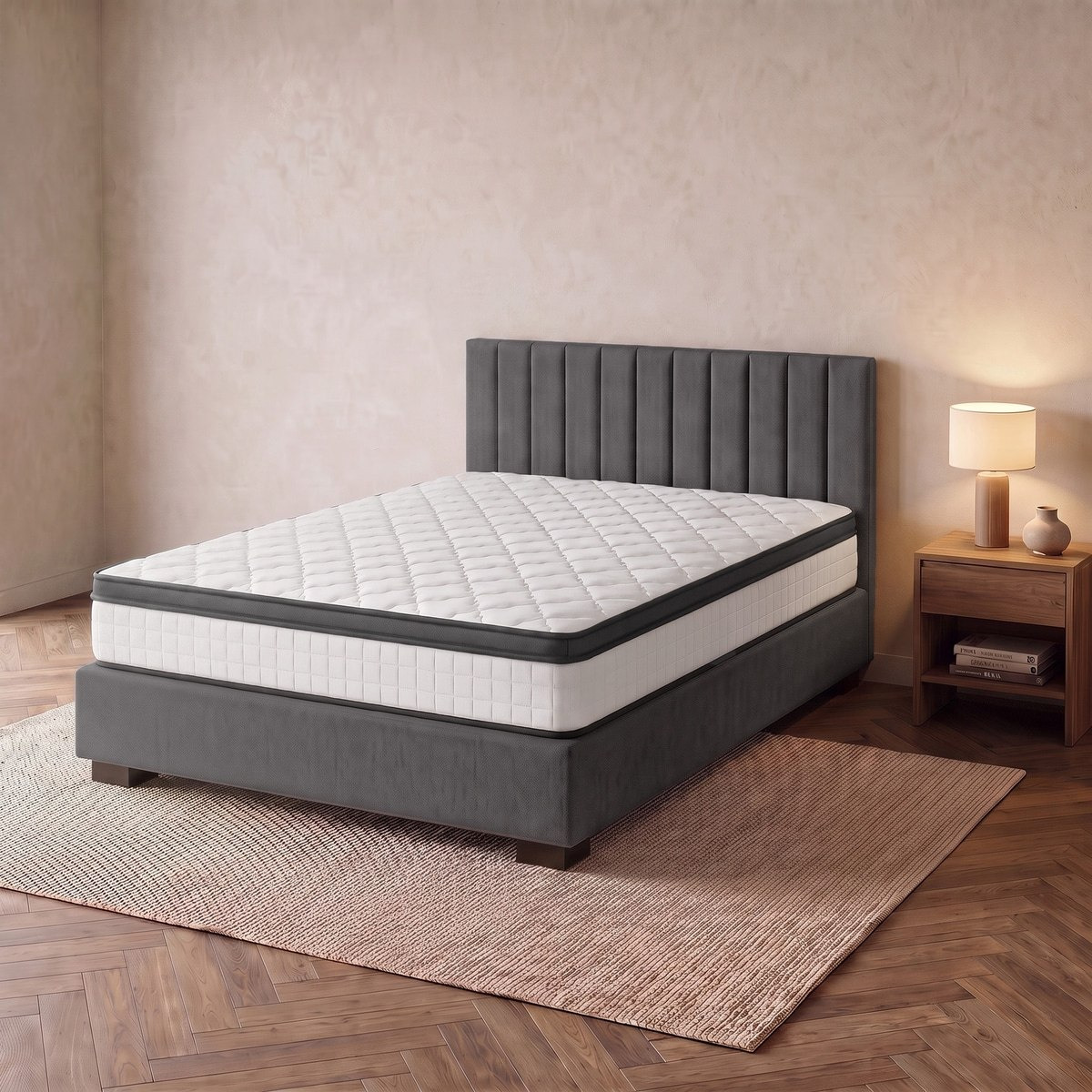 iSleepEase iRestora Firm Pocket Spring Queen Mattress - 150x200x25 cm-hbxbedroom-mattresses-queen-image-3