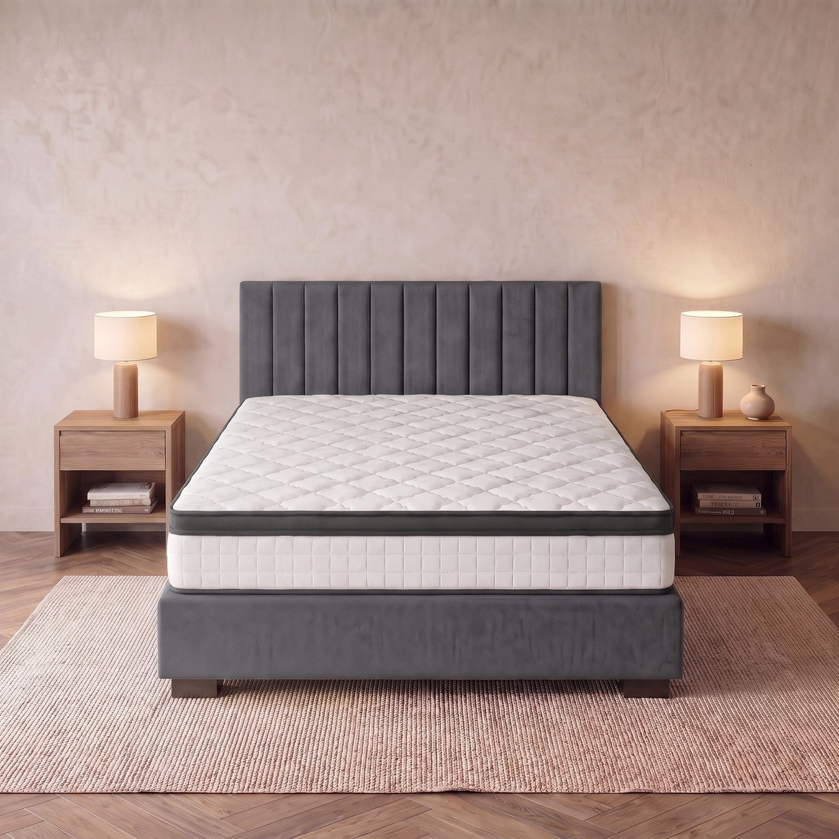iSleepEase-iRestora Firm Pocket Spring Queen Mattress - 160x200x25cm-hbxbedroom-mattresses-queen-image-2