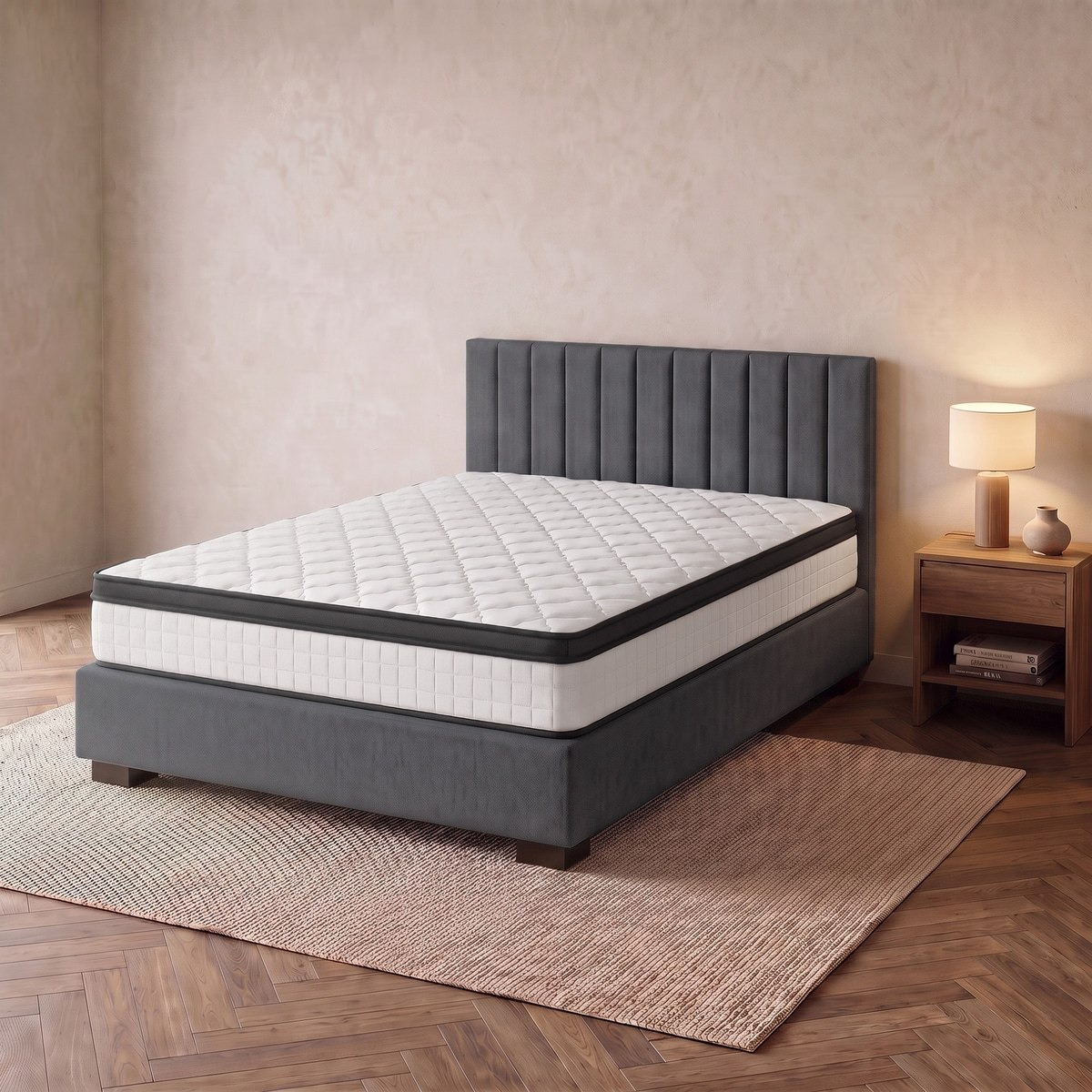 iSleepEase-iRestora Firm Pocket Spring Queen Mattress - 160x200x25cm-hbxbedroom-mattresses-queen-image-3