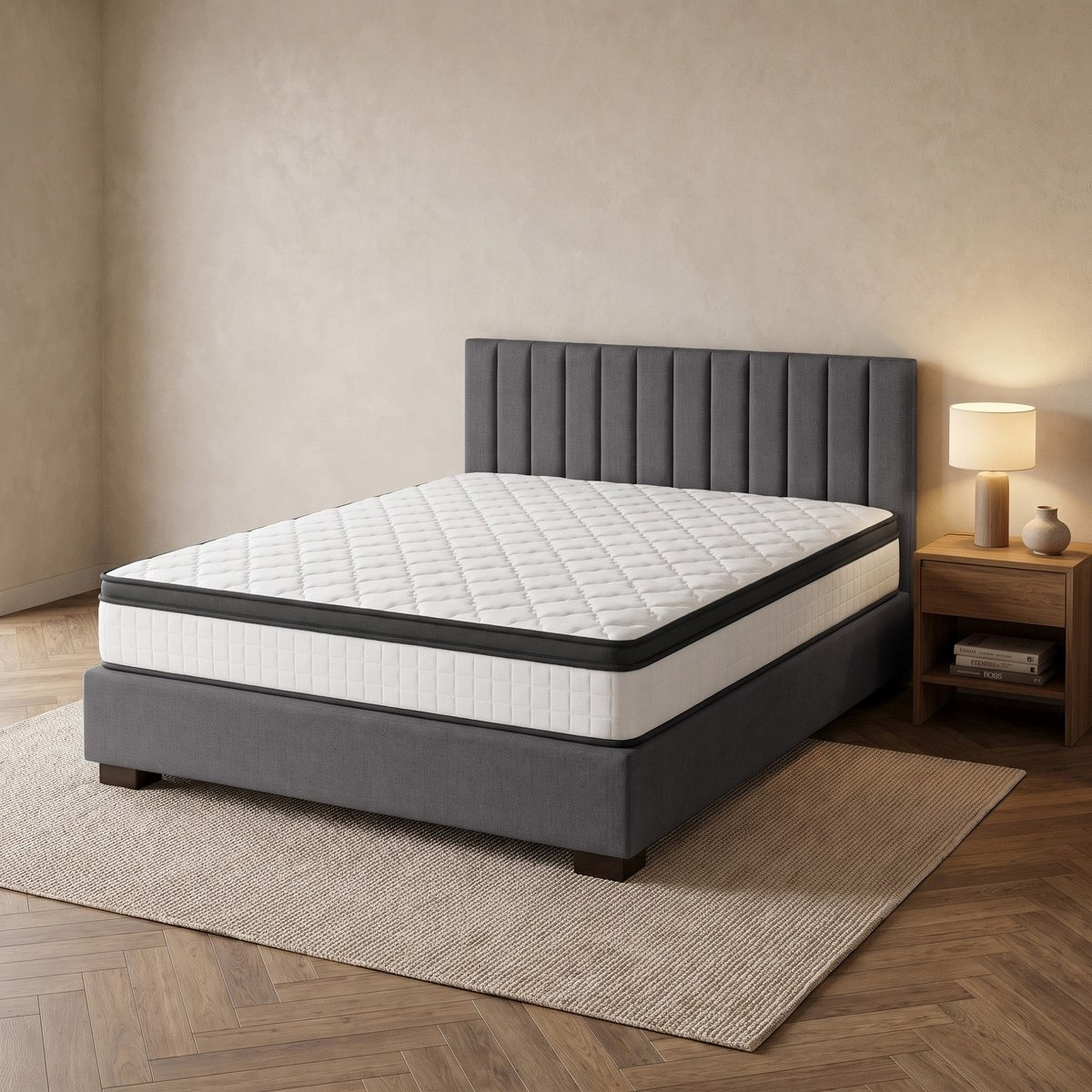 iSleepEase-iRestora Firm Pocket Spring King Mattress - 180x200x25 cm-hbxfurniture-mattresses-king-image-3
