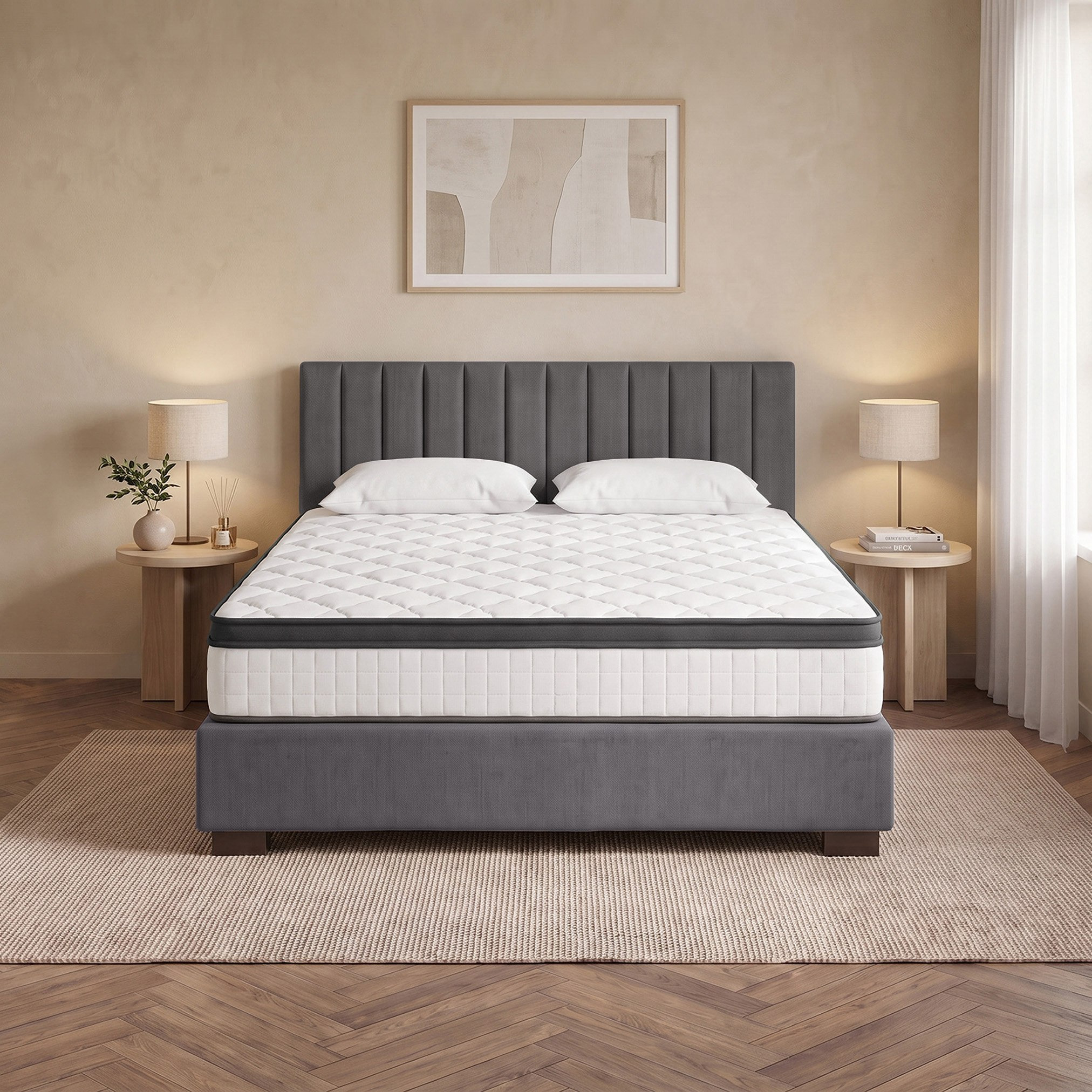 مرتبة كينج صلبة بنوابض جيبية من آي سليب إيز ـ آي ريستورا - 180×200×25 سم-hbxfurniture-mattresses-king-image-6