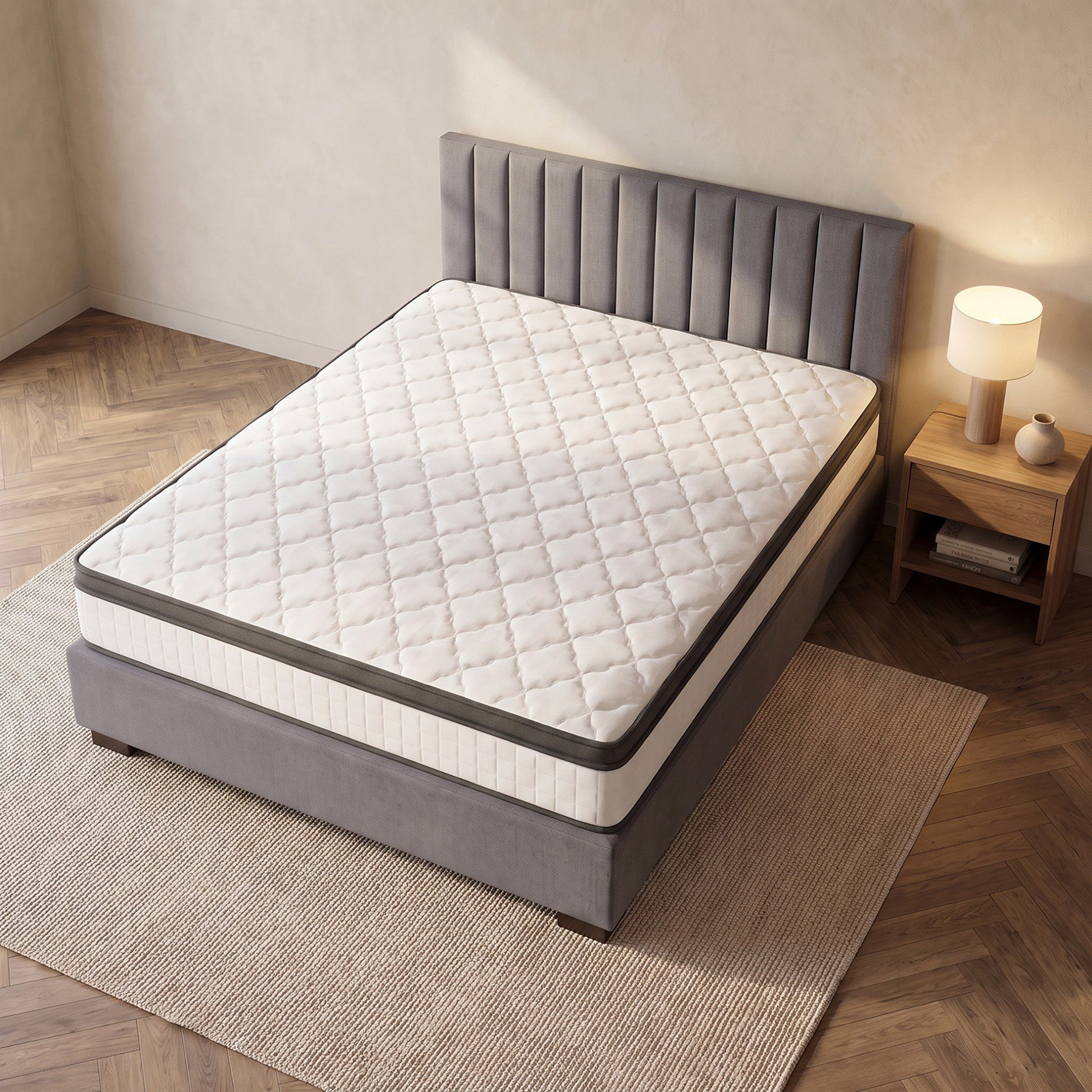 iSleepEase-iRestora Firm Pocket Spring King Mattress - 180x210x25 cm-hbxfurniture-mattresses-king-image-4