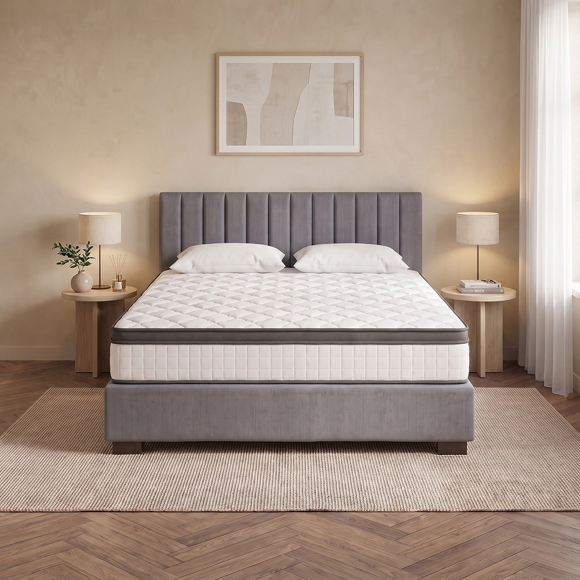 مرتبة سوبر كينج بنوابض جيبية داعمة آي ريستورا من آي سليب إيز - 200x200x25 سم-hbxfurniture-mattresses-superking-image-6