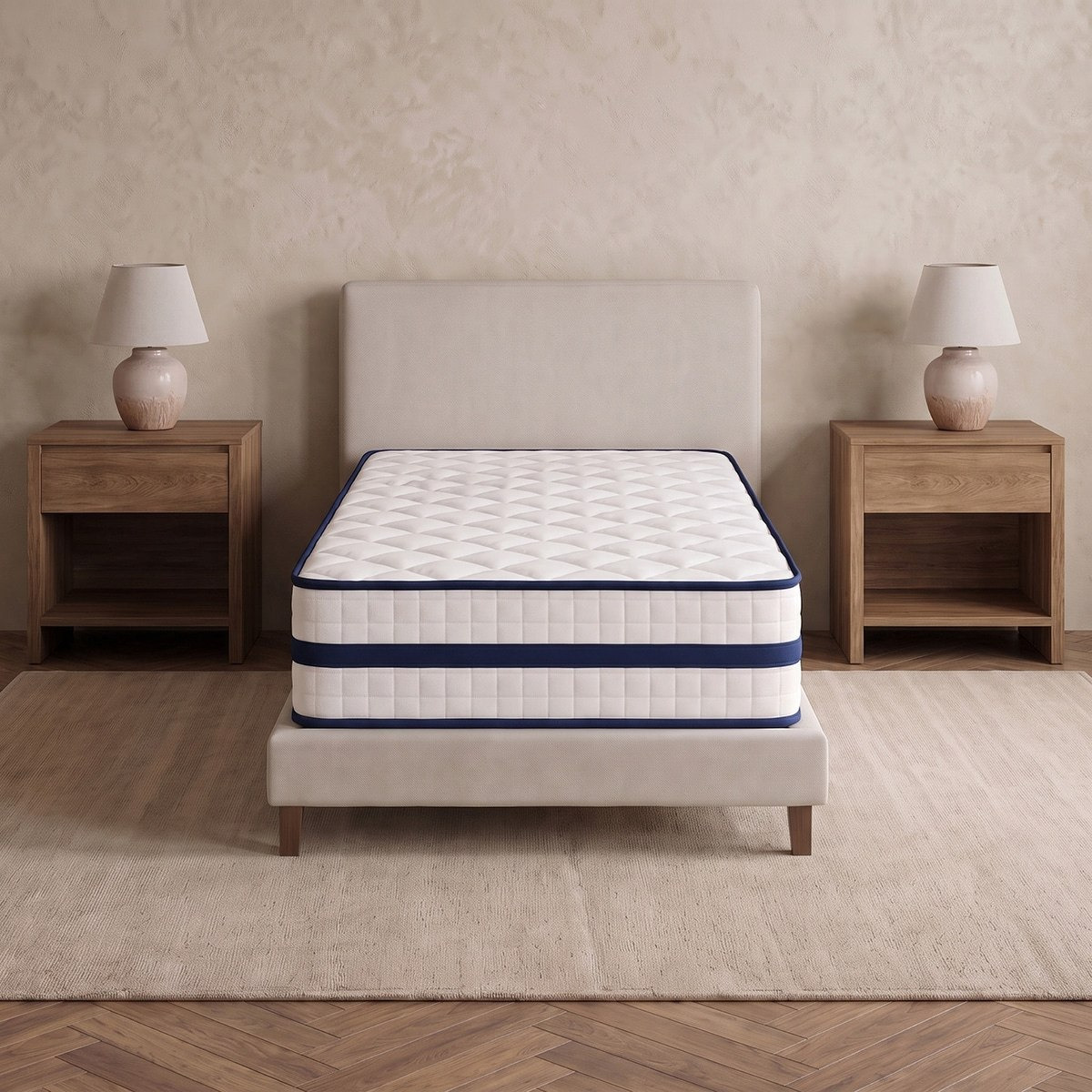 i-SleepNest-ice Touch Cool Fabric Medium Firm Pocket Spring Single Mattress - 90x190x26 cm-hbxfurniture-bedroom-mattresses-single-image-2