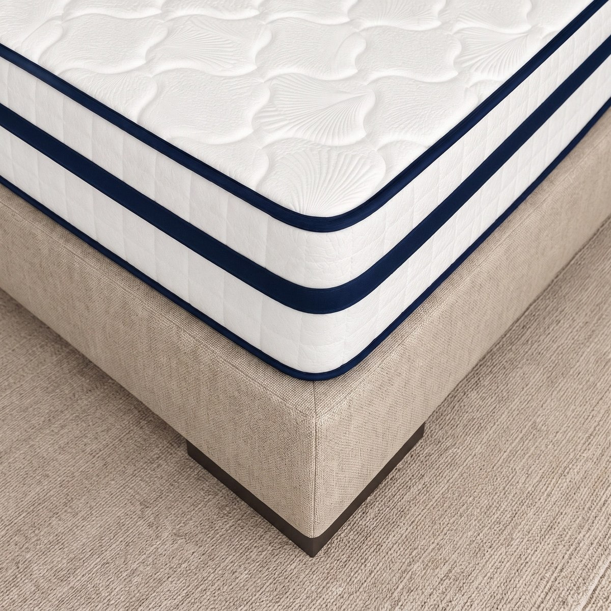 iSleepNest-ice Touch Cool Fabric Medium Firm Pocket Spring King Mattress - 180x200x26cm-hbxfurniture-mattresses-king-image-1