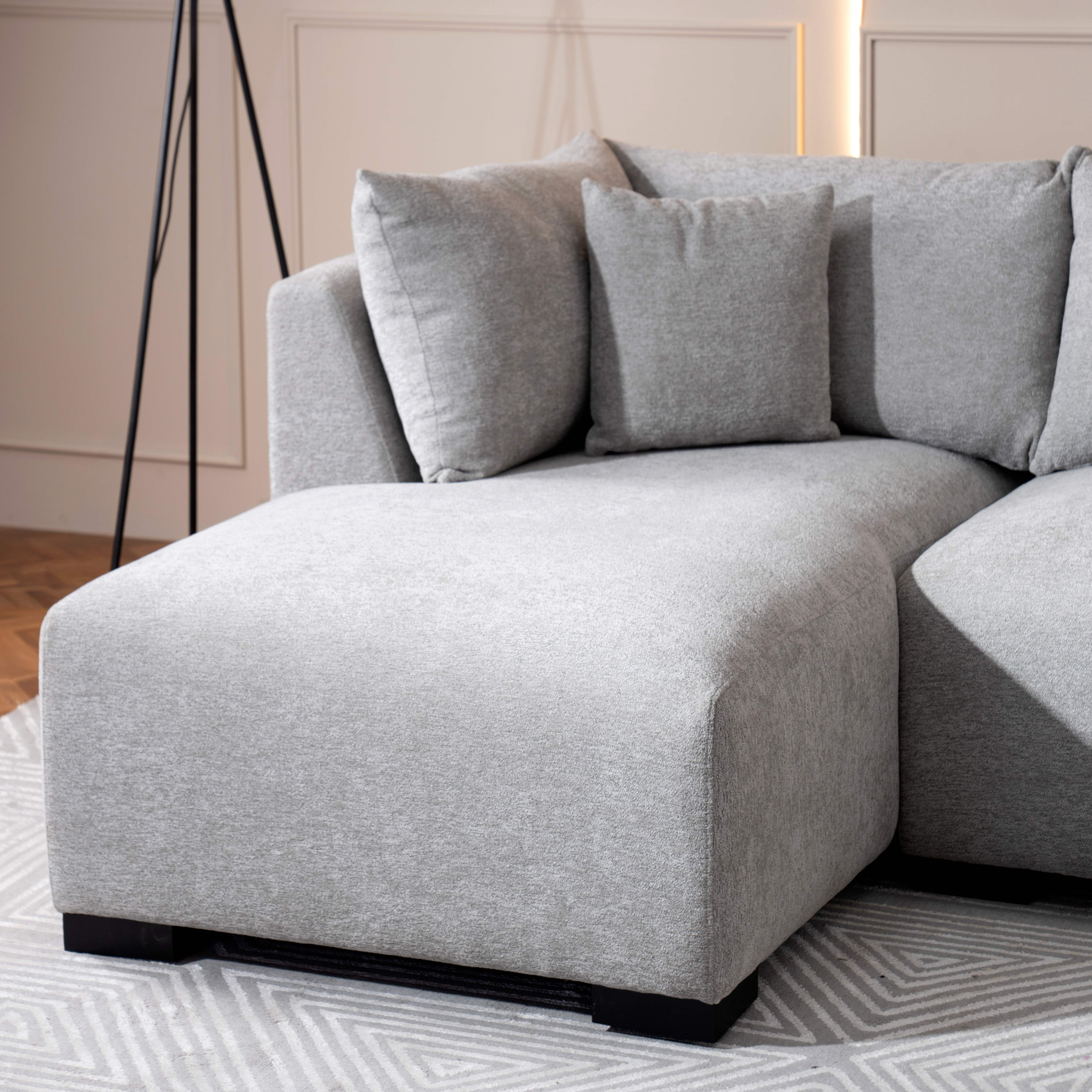 Andrea 4-Seater Left Corner Fabric Sofa with 2 Cushions-hbxlivingroom-sofasandarmchairs-cornersofas-image-3
