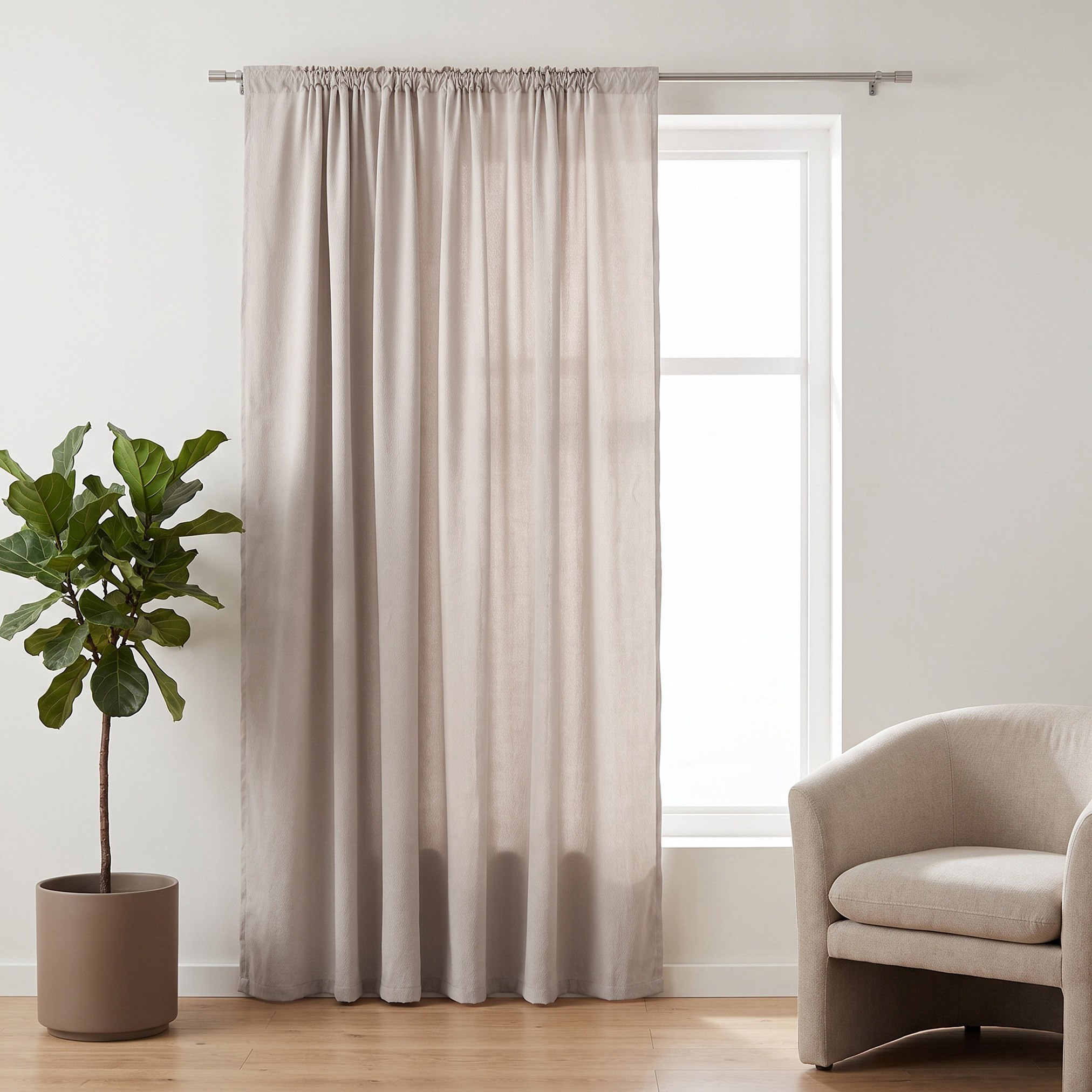 ستارة تعتيم فردية عريضة جدًا وطويلة جدًا من جلايد - 280x320 سم-hbxbedroom-windowcoverings-curtains-image-1
