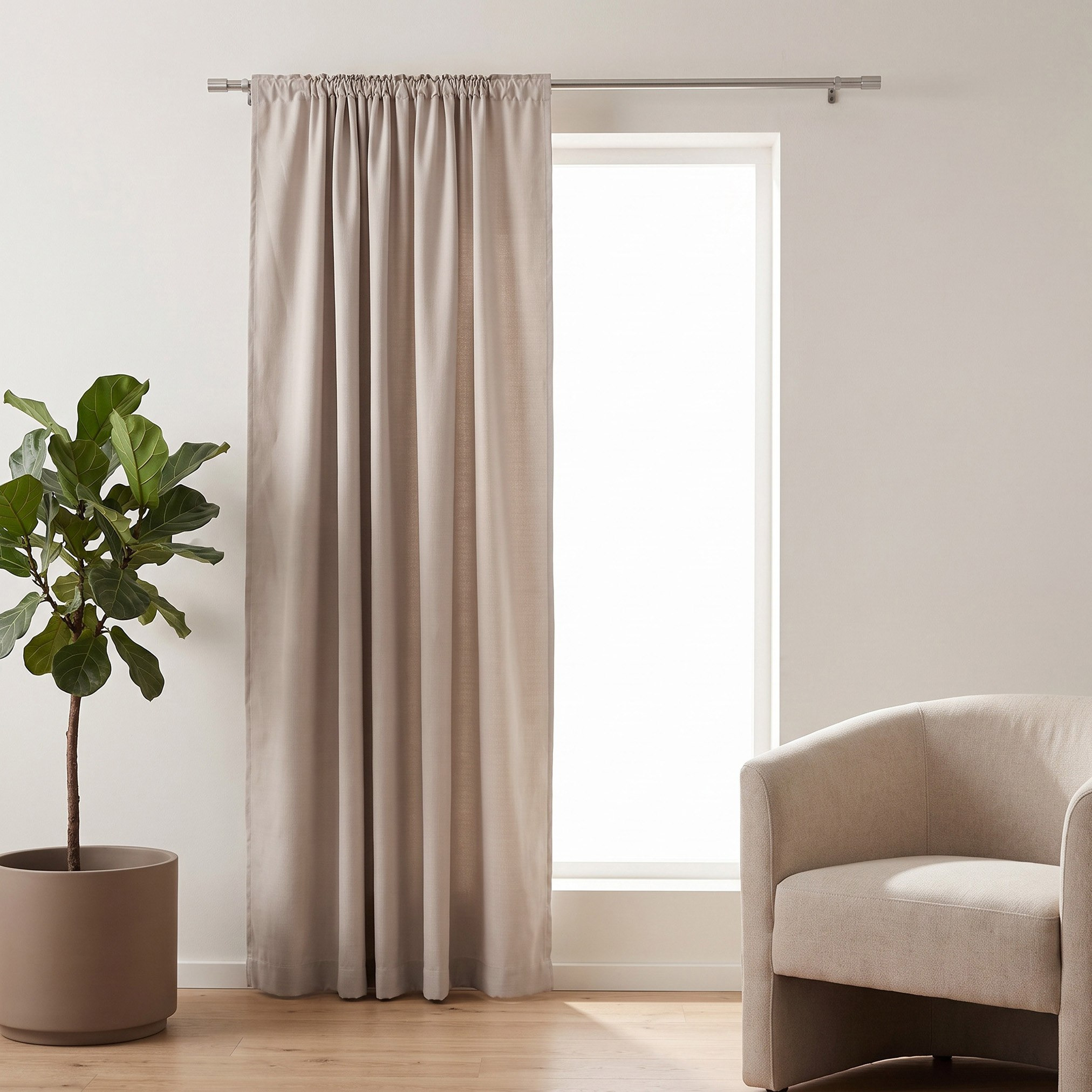 Glide Extra Wide Extra Long Single Blackout Curtain - 280x320 cm-hbxbedroom-windowcoverings-curtains-image-1