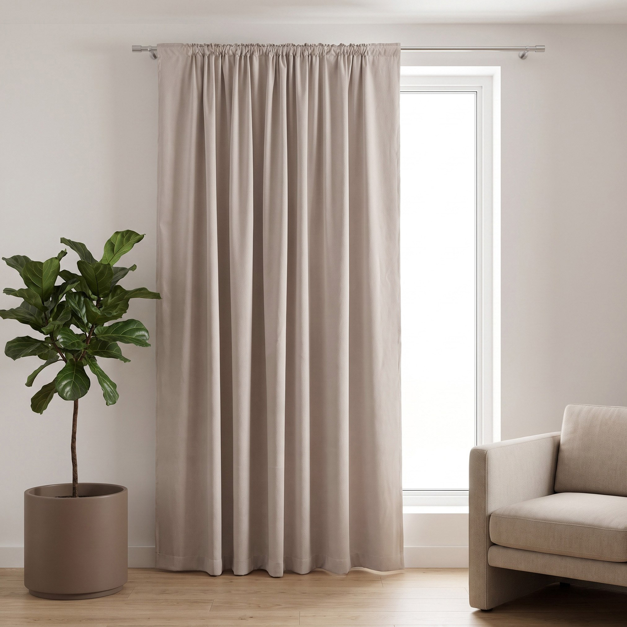 Glide Extra Wide Extra Long Single Blackout Curtain - 320x420 cm-hbxbedroom-windowcoverings-curtains-image-1
