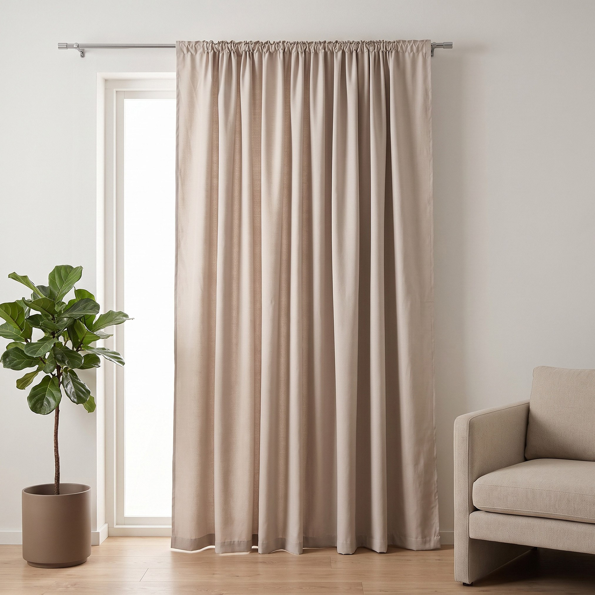 Glide Extra Wide Extra Long Single Blackout Curtain - 320x420 cm-hbxbedroom-windowcoverings-curtains-image-1