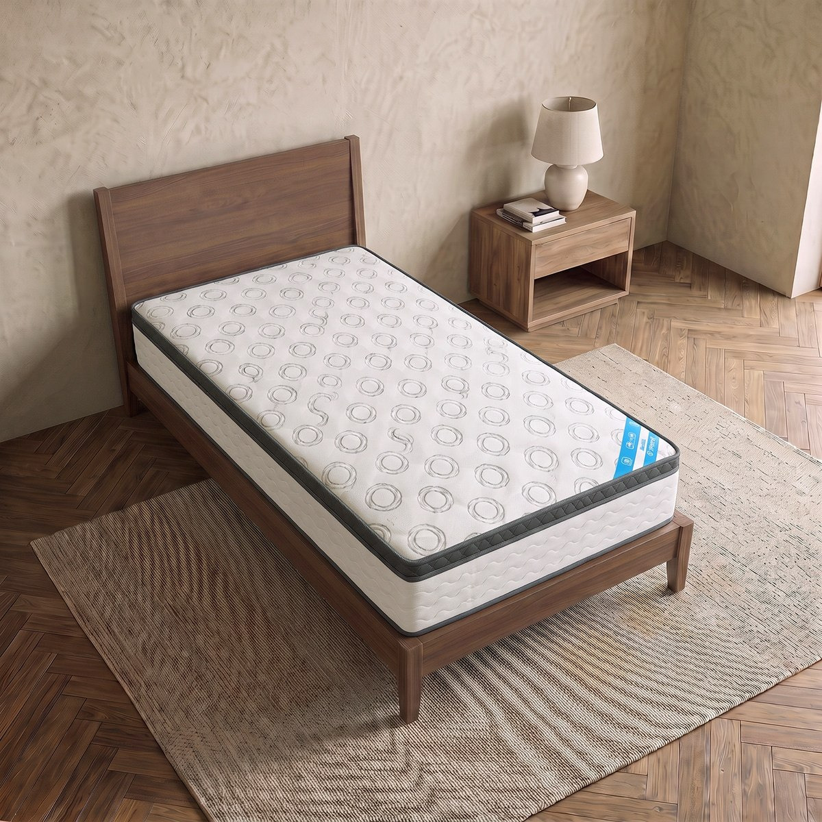 iSleepEase iRestora Firm Pocket Spring Single Mattress - 90x200x25 cm-hbxfurniture-bedroom-mattresses-single-image-5