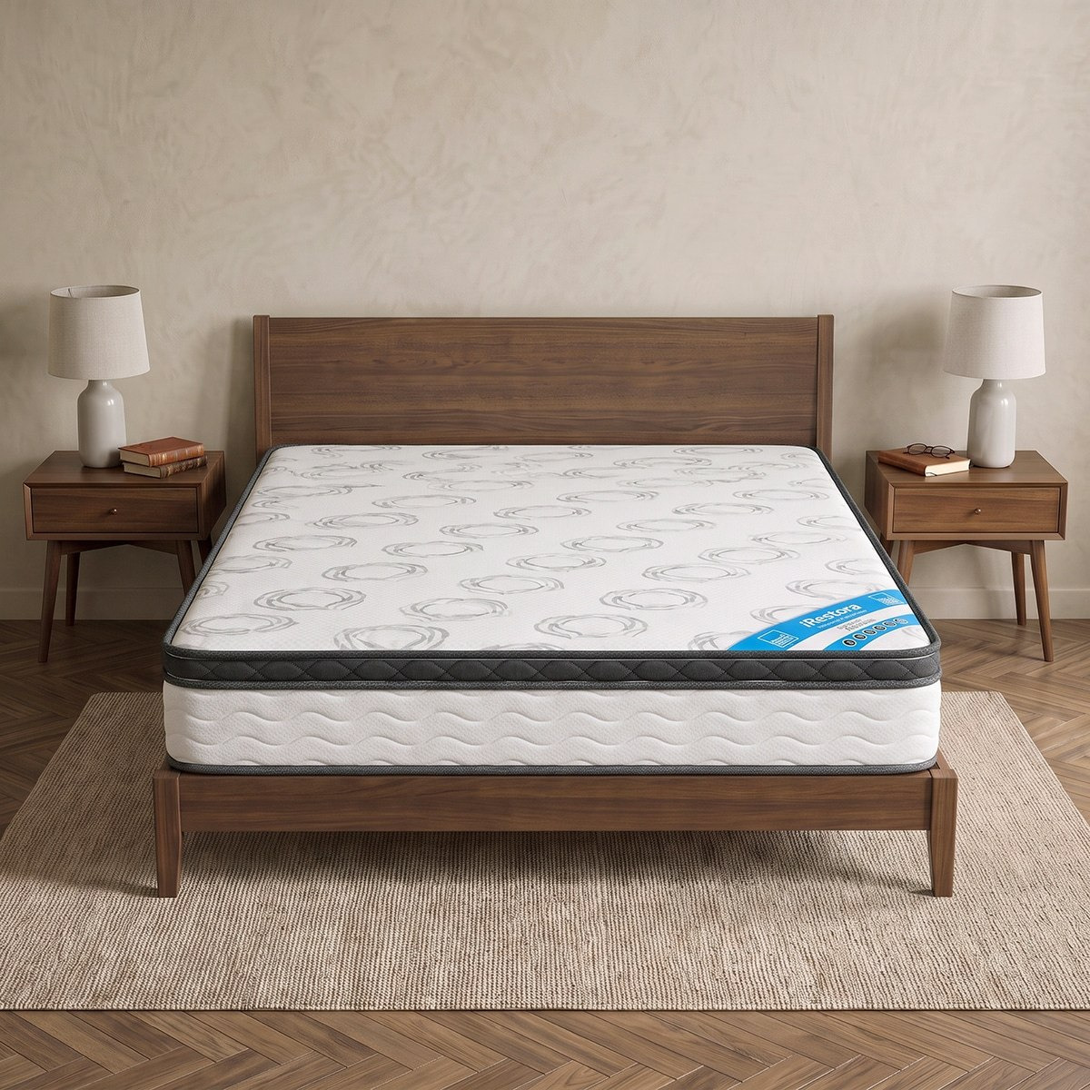 iSleepEase iRestora Firm Pocket Spring Twin Mattress - 120x200x25 cm-hbxfurniture-mattresses-twin-image-3