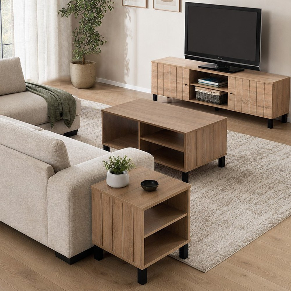 طقم غرفة معيشة 3 قطع من إدموند-hbxfurniture-livingroom-tvandmediaunits-image-1