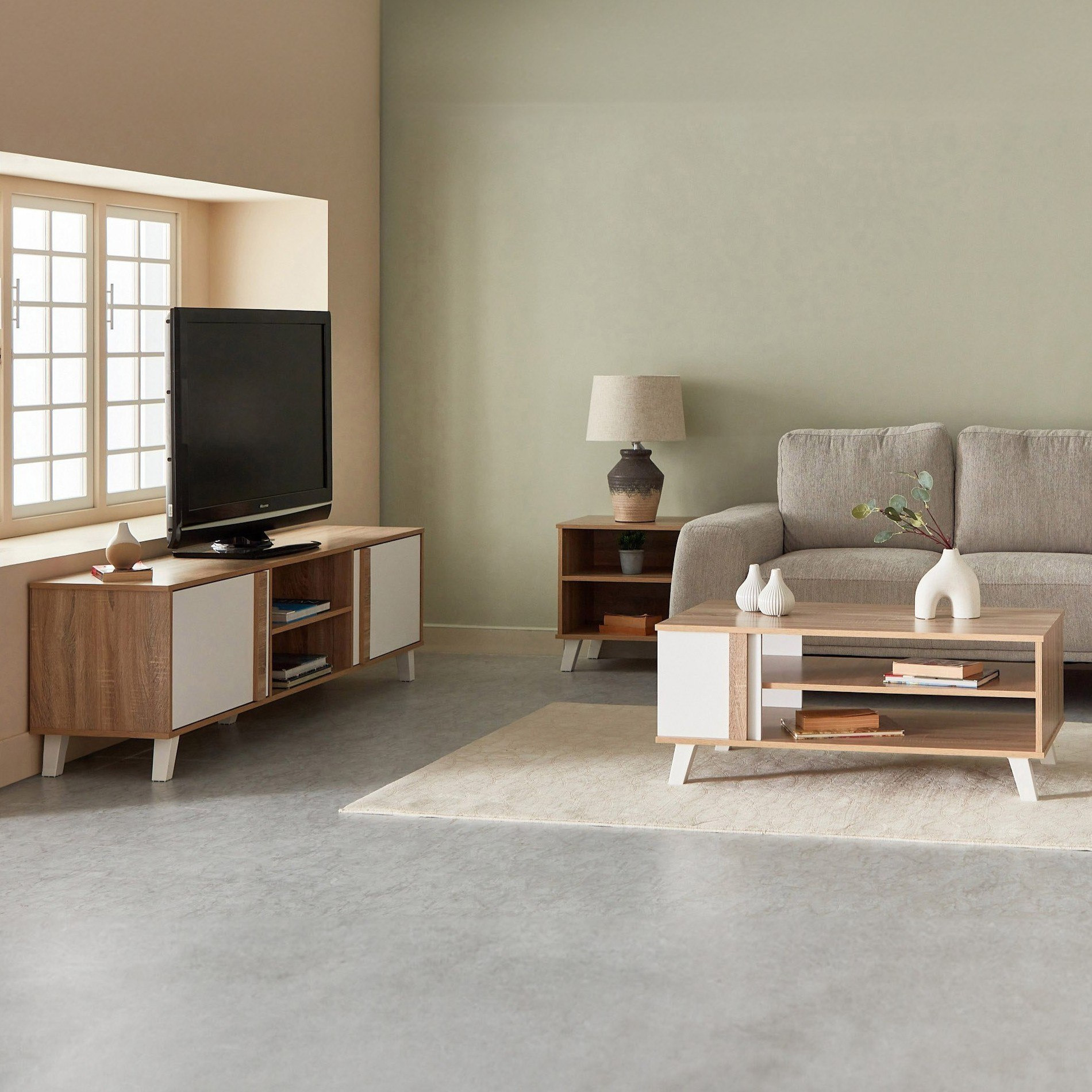 طقم غرفة معيشة 3 قطع من ألفورد-hbxfurniture-livingroom-tvandmediaunits-image-2