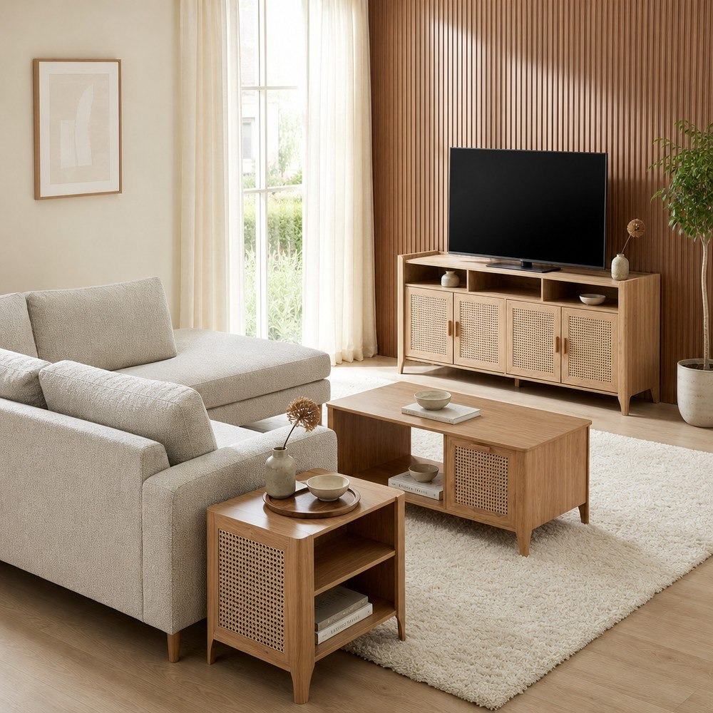 طقم غرفة معيشة 3 قطع من جافا-hbxfurniture-livingroom-tvandmediaunits-image-1