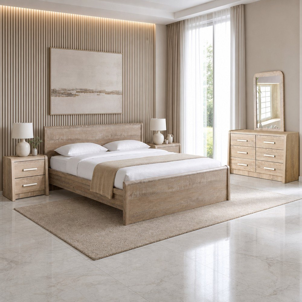 طقم غرفة نوم سوبر كينج 5 قطع من كيرفي-hbxbedroom-bedsandbedsets-bedroomsets-superking-image-1