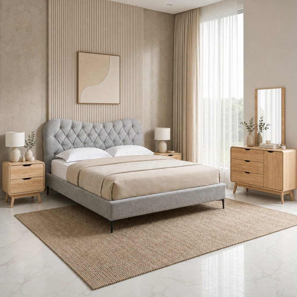 Nordica Medora 5-Piece Upholstered King Bedroom Package-hbxbedroom-bedsandbedsets-bedroomsets-king-image-1