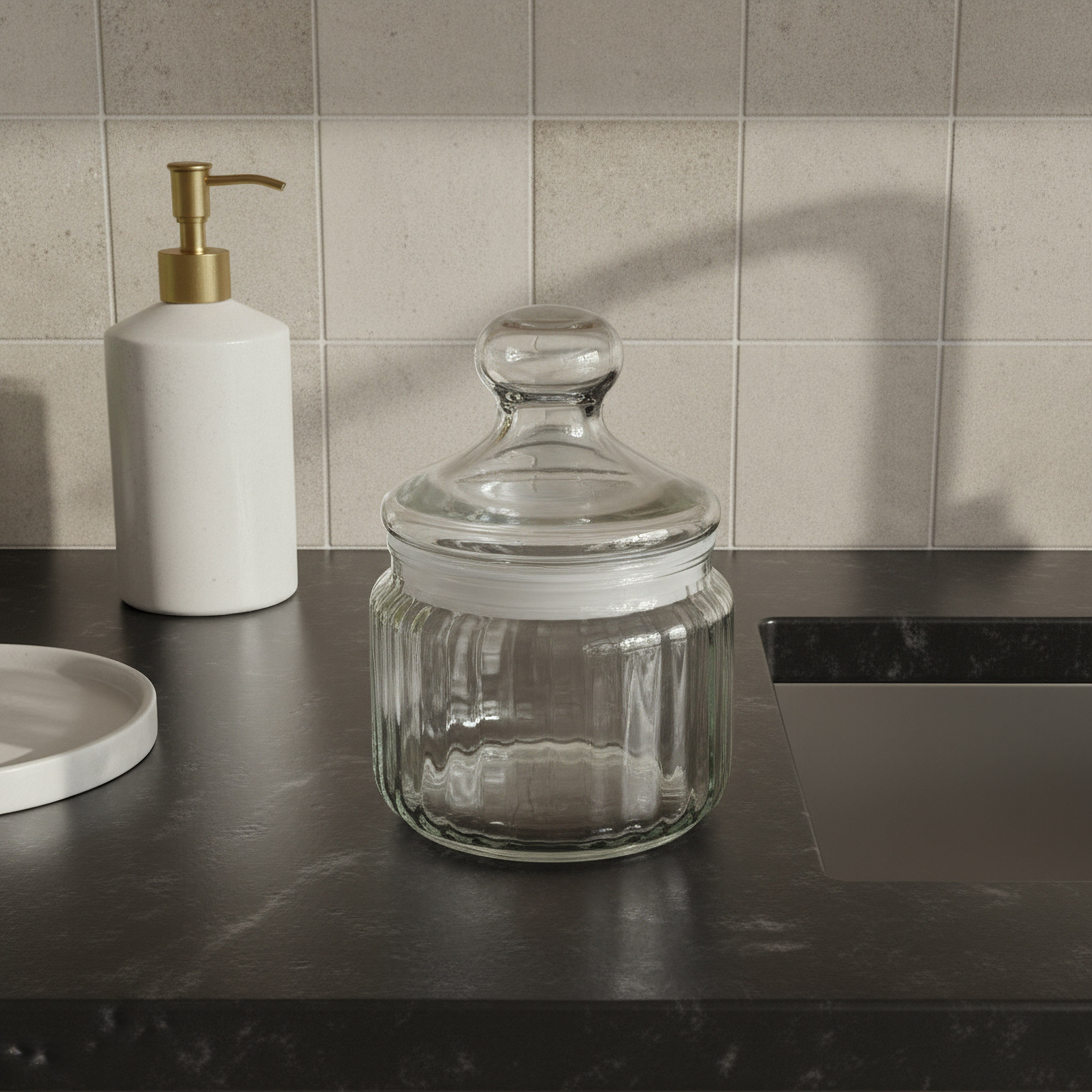Luminarc 6-Piece Pot Club Glass Jar Set - 500 ml-hbxhomeware-kitchenware-containersandjars-image-4