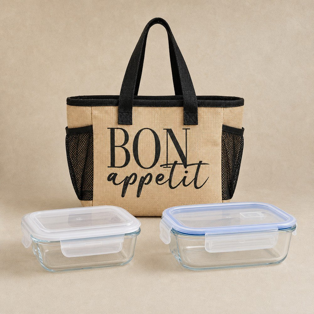 طقم 3 قطع شنطة غداء من ايسنشال-hbxhomeware-kitchenware-lunchbagsandboxes-image-1