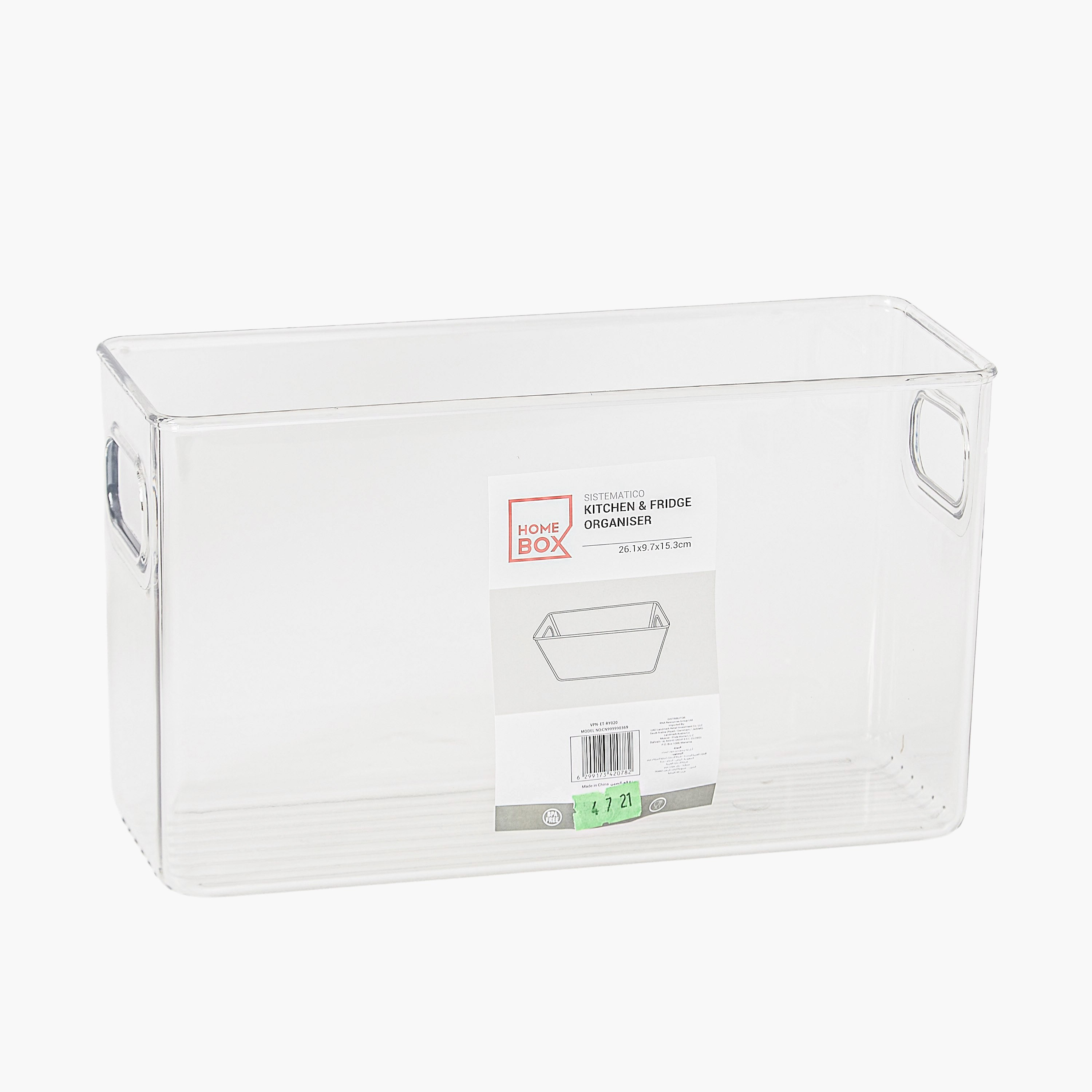 طقم منظمات الثلاجة الشفاف من بيسك - 4 قطع-hbxhomeware-storageandorganization-kitchenandfridgeorganisers-image-13