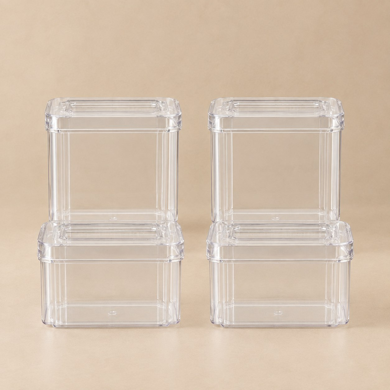 طقم منظمات ثلاجة 4 قطع من ستاك آند ستور-hbxhomeware-storageandorganization-kitchenandfridgeorganisers-image-1