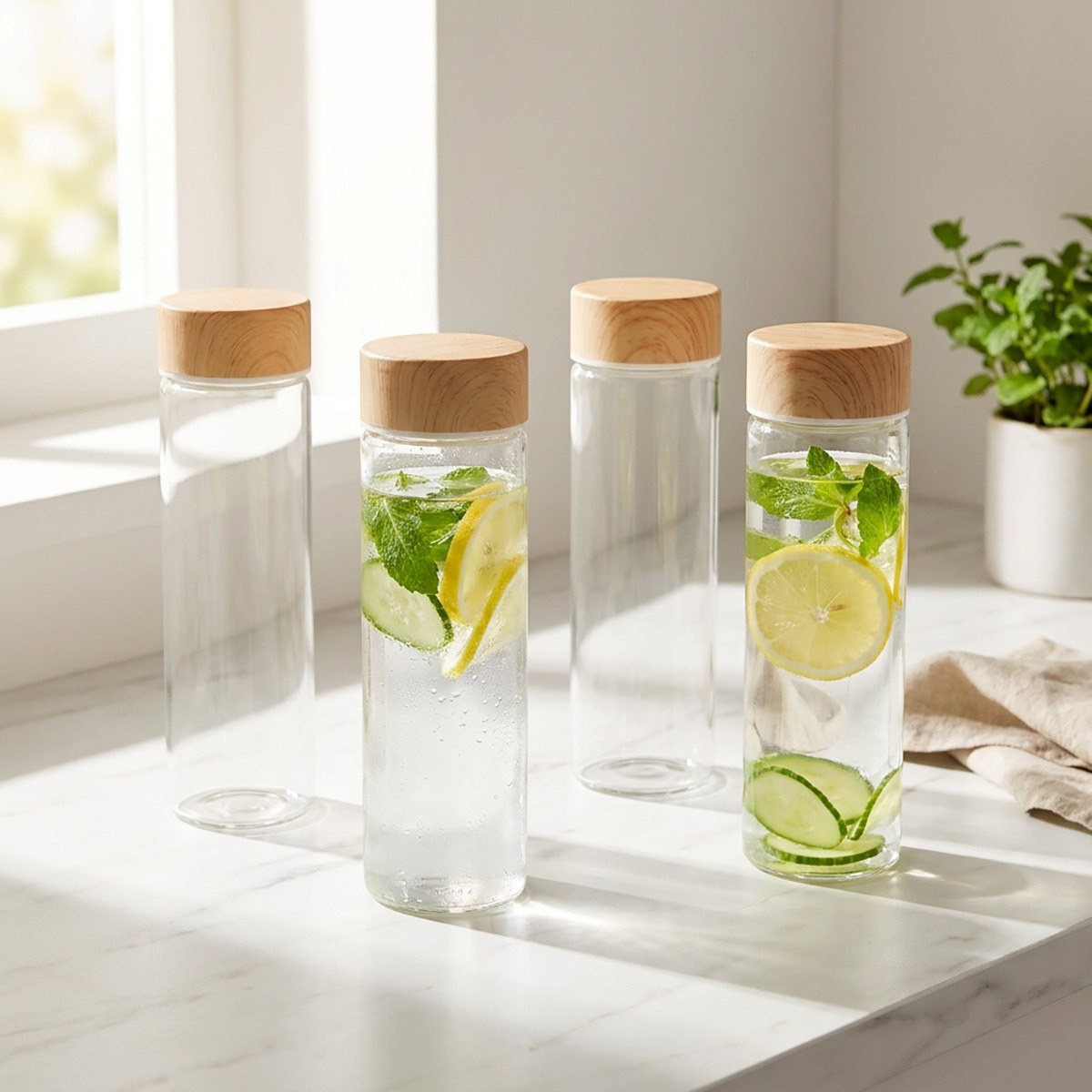 Essential Water Bottle - Set of 4-hbxhomeware-diningandtabletop-bottles-image-1