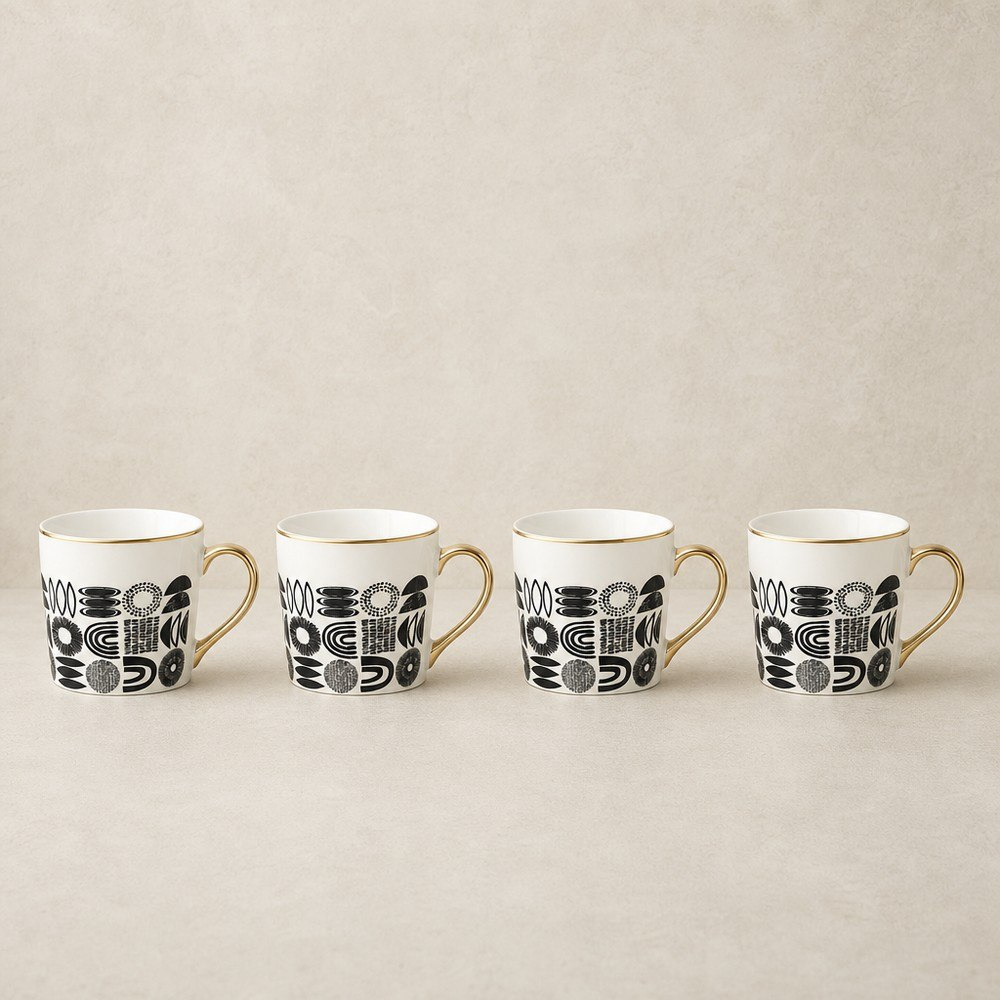 طقم مجّات 4 قطع من إسنشيال - 400 مل-hbxdecorandfurnishings-tabletop-coffeeandteasets-image-1