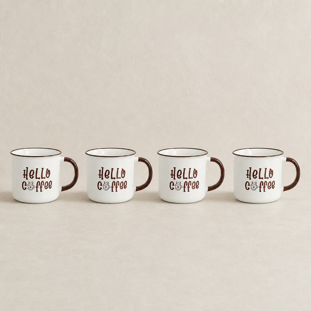 Hannah 4-Piece Mug Set - 400 ml-hbxdecorandfurnishings-tabletop-coffeeandteasets-image-1