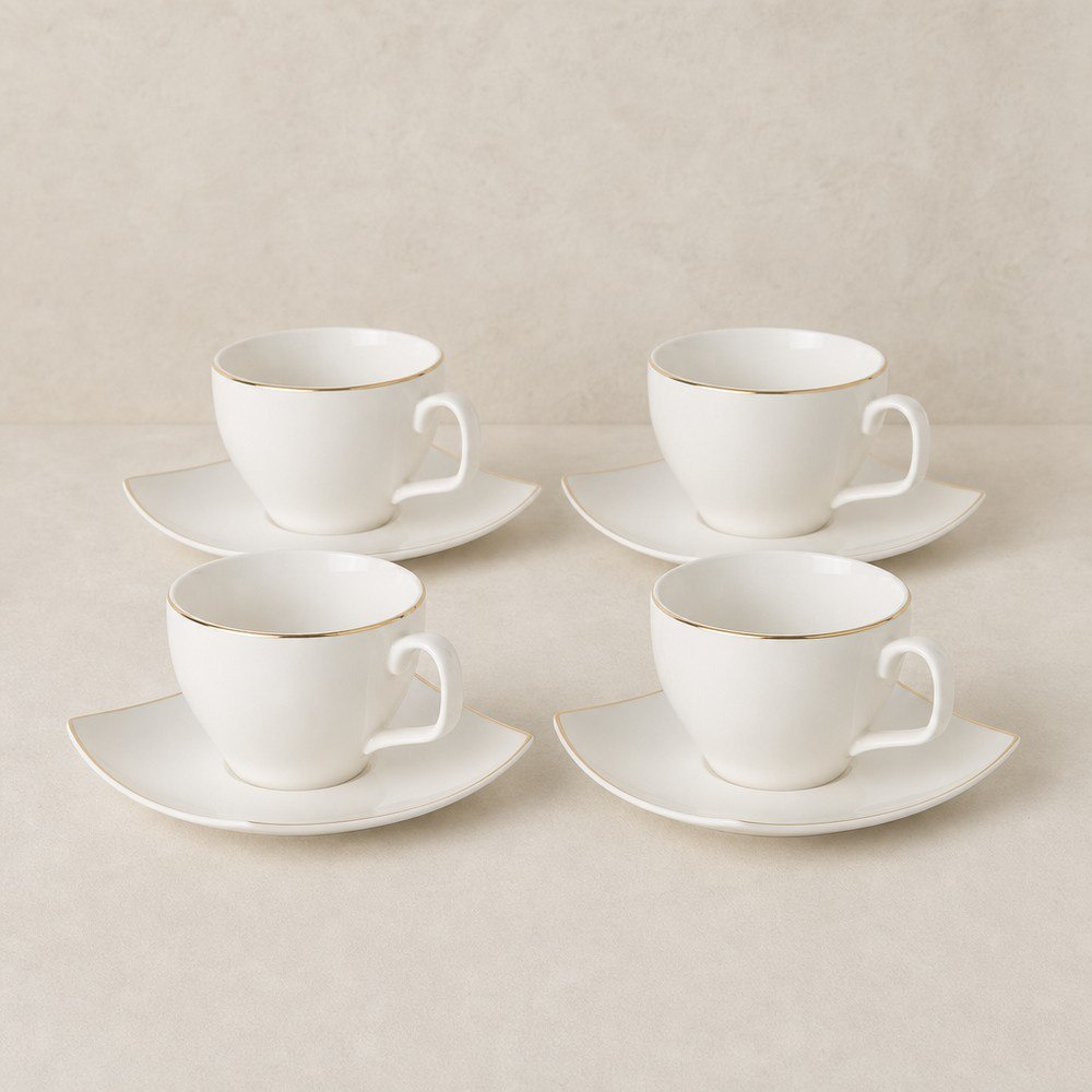 Peace 4-Piece Cup and Saucer Set - 90 ml-hbxhomeware-diningandtabletop-coffeeandteasets-image-1