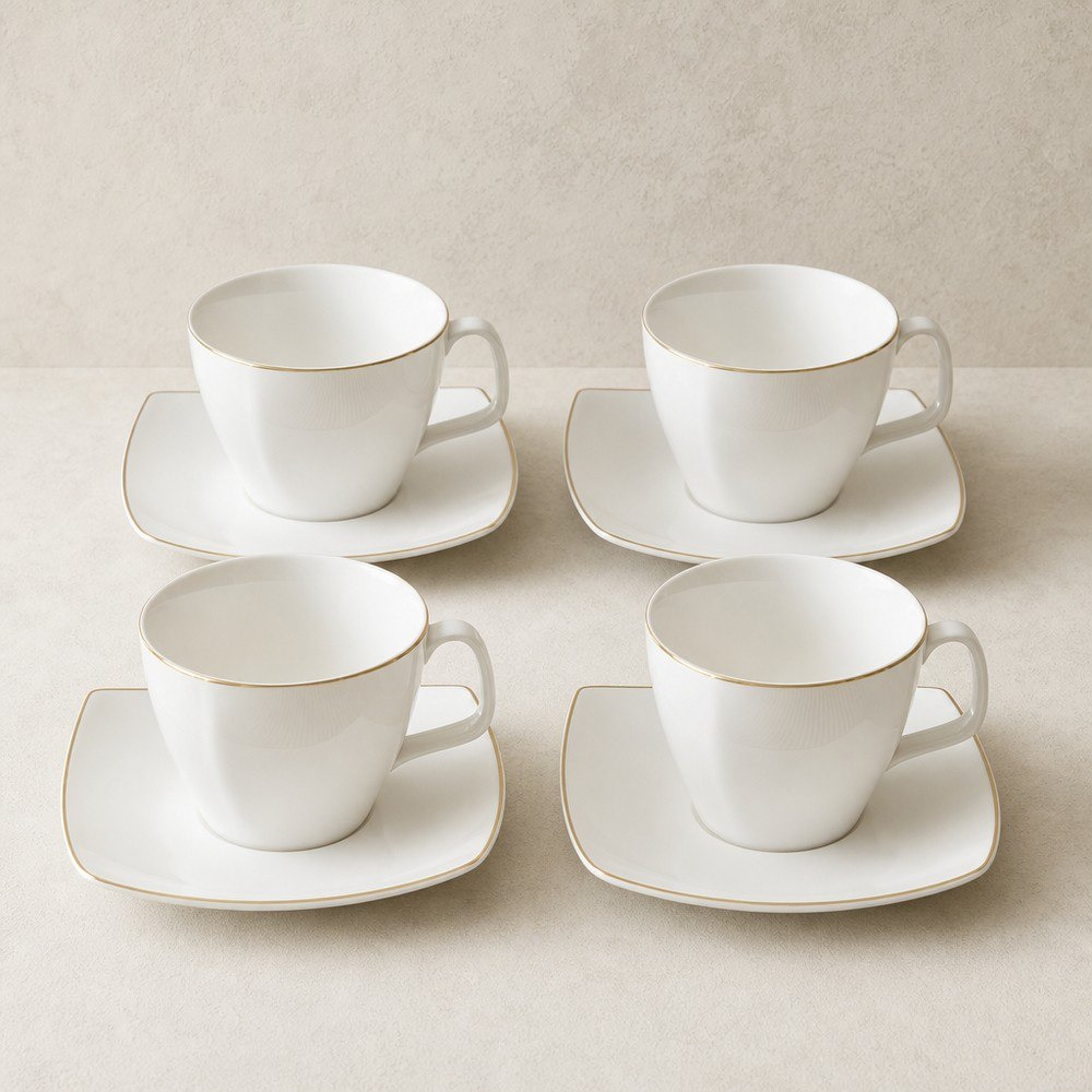 Peace 4-Piece Cup and Saucer Set - 220 ml-hbxhomeware-diningandtabletop-coffeeandteasets-image-1
