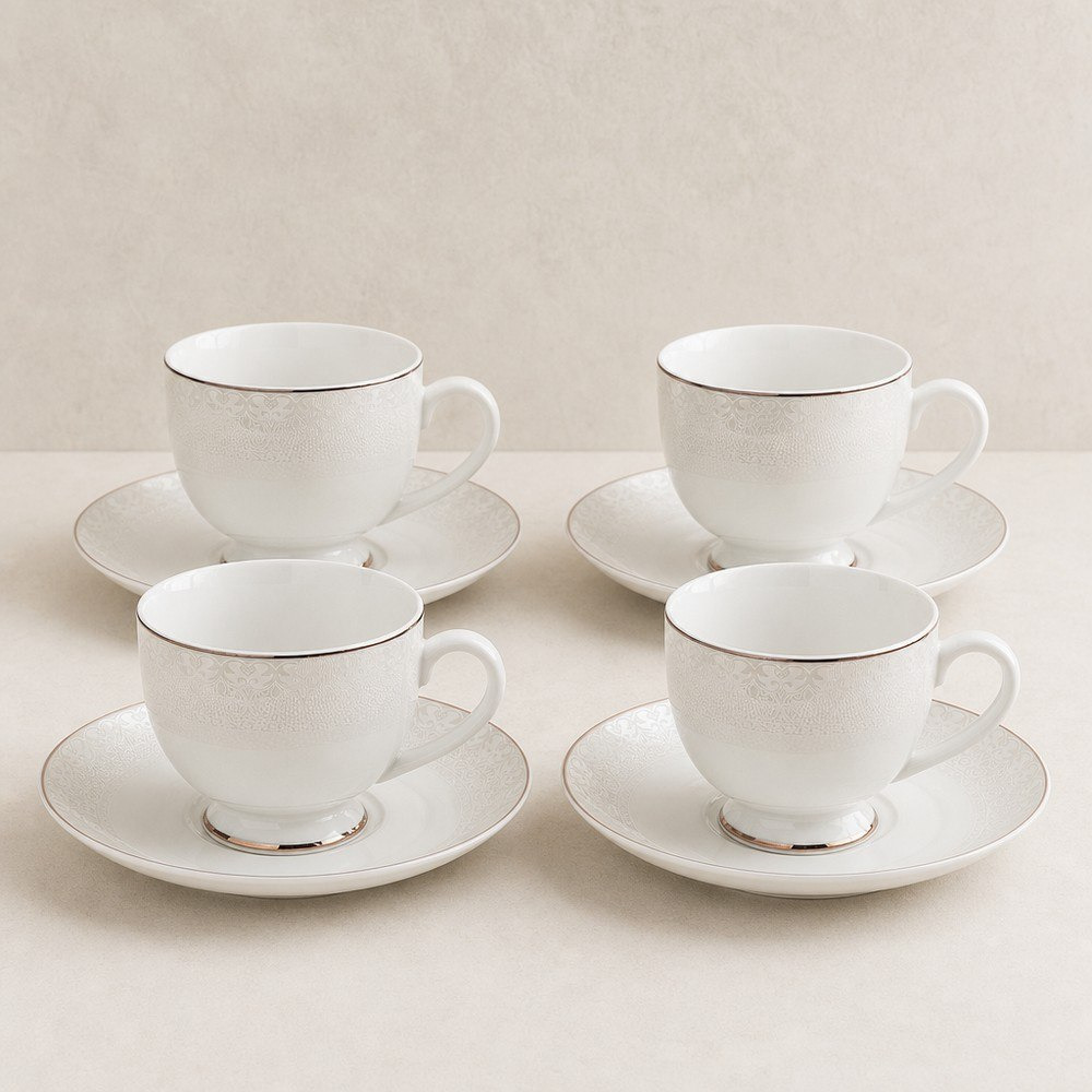 Sandra 4-Piece Cup and Saucer Set-hbxhomeware-diningandtabletop-coffeeandteasets-image-1