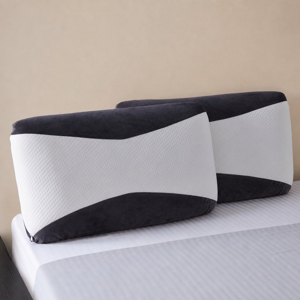 Lavish 2-Piece Pillow Set - 70x40 cm-hbxdecorandfurnishings-bedding-duvetsandpillows-image-1