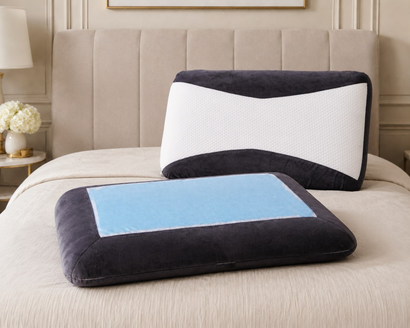 Lavish 2-Piece Pillow Set - 70x40 cm-hbxdecorandfurnishings-bedding-duvetsandpillows-image-2
