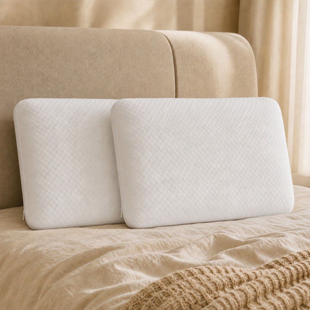 Cozy 2-Piece Pillow Set - 60x40 cm-hbxdecorandfurnishings-bedding-duvetsandpillows-image-1